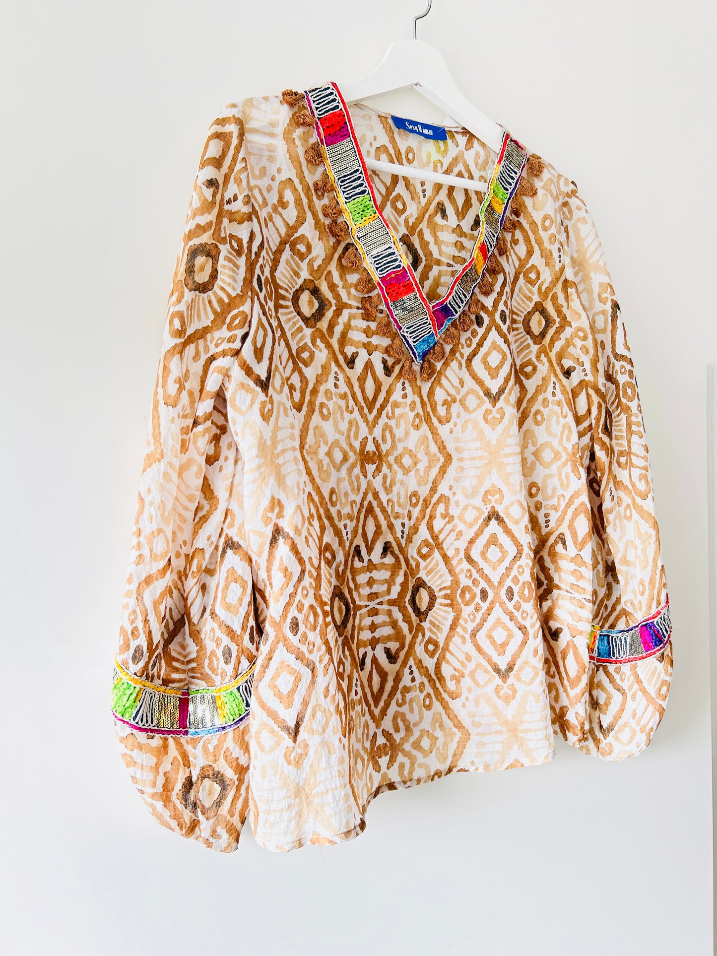Blouse - Boho ibiza brown