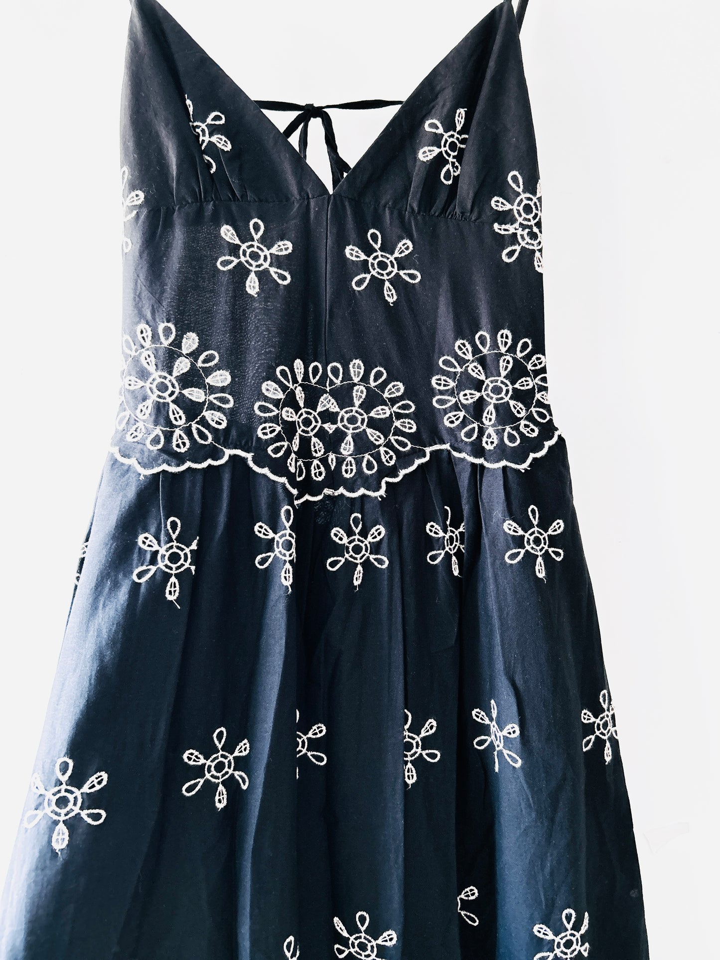 Zara embroidered dress