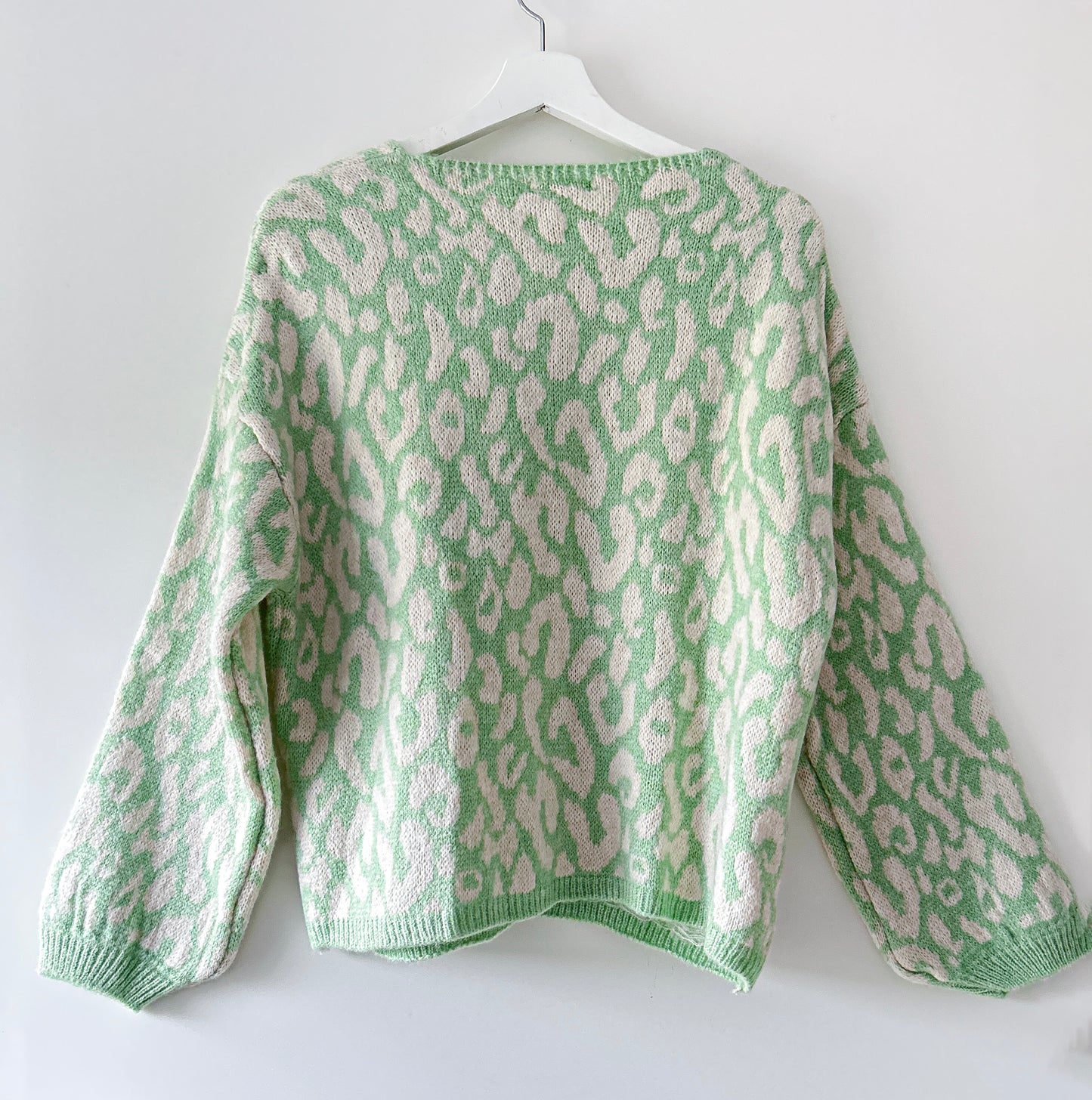 Vest - Giani Luipaard Mintgroen