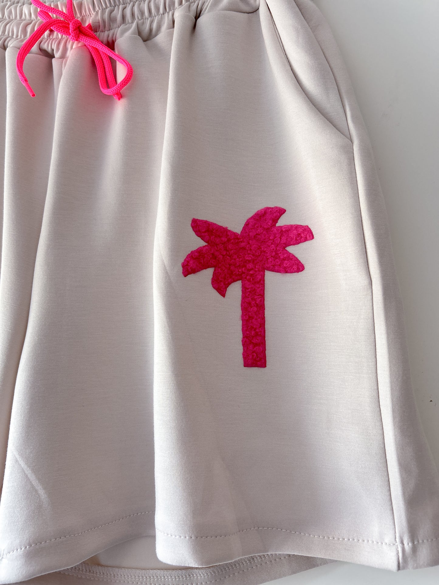 Tweedelig set - palmtree beige