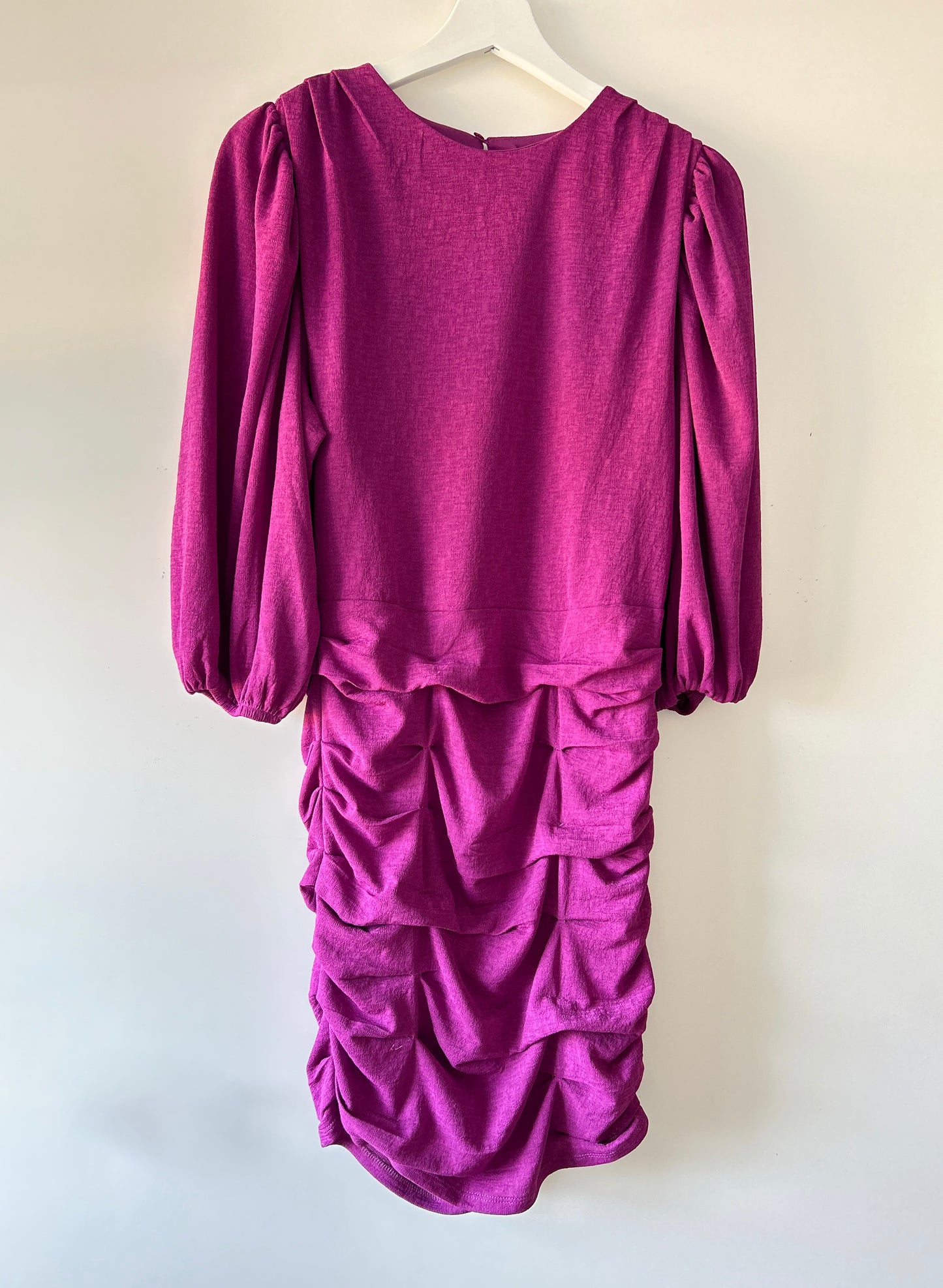 Purple pleated dress My Jewelery