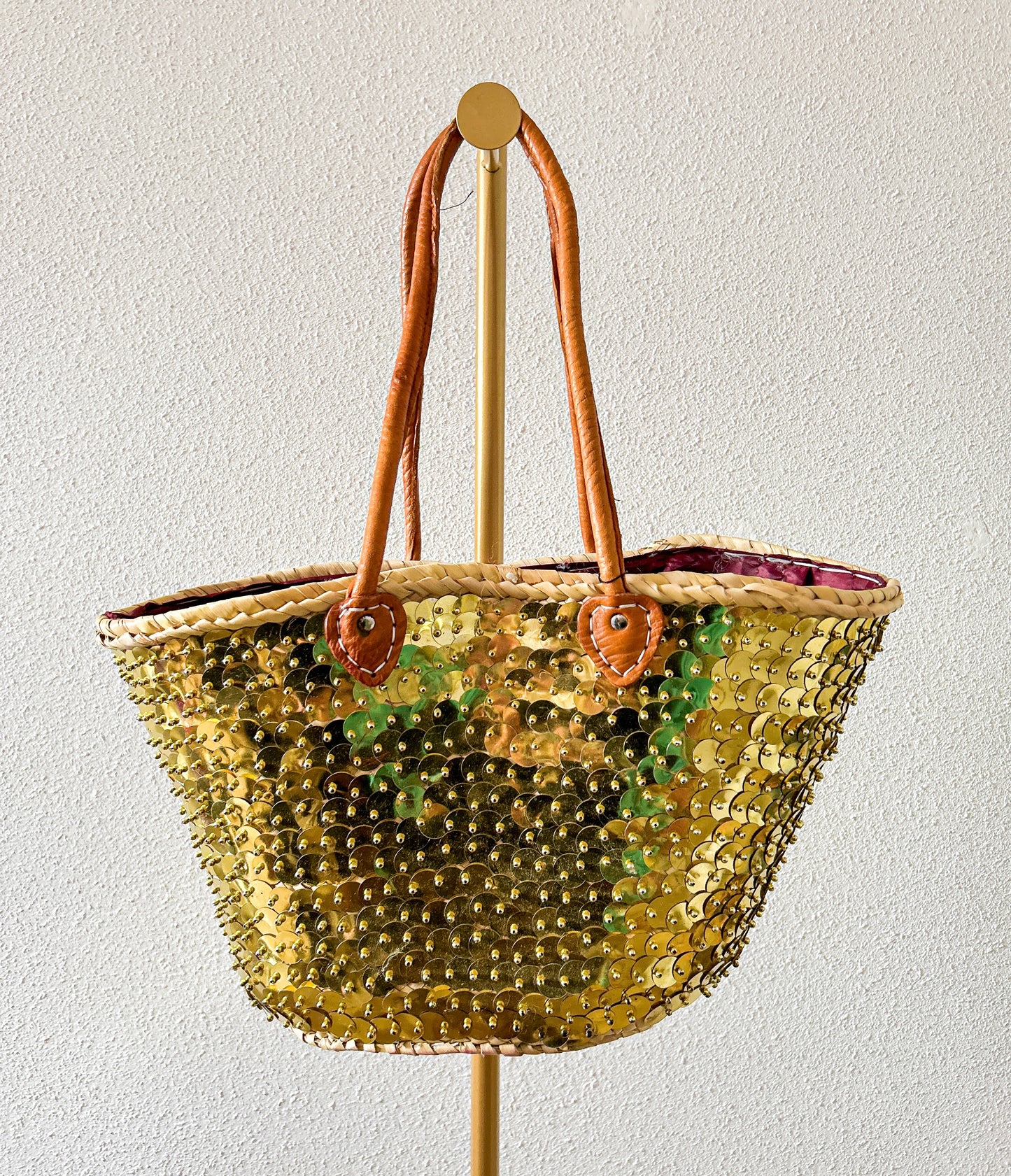 Golden bullet lovertjes strandtas