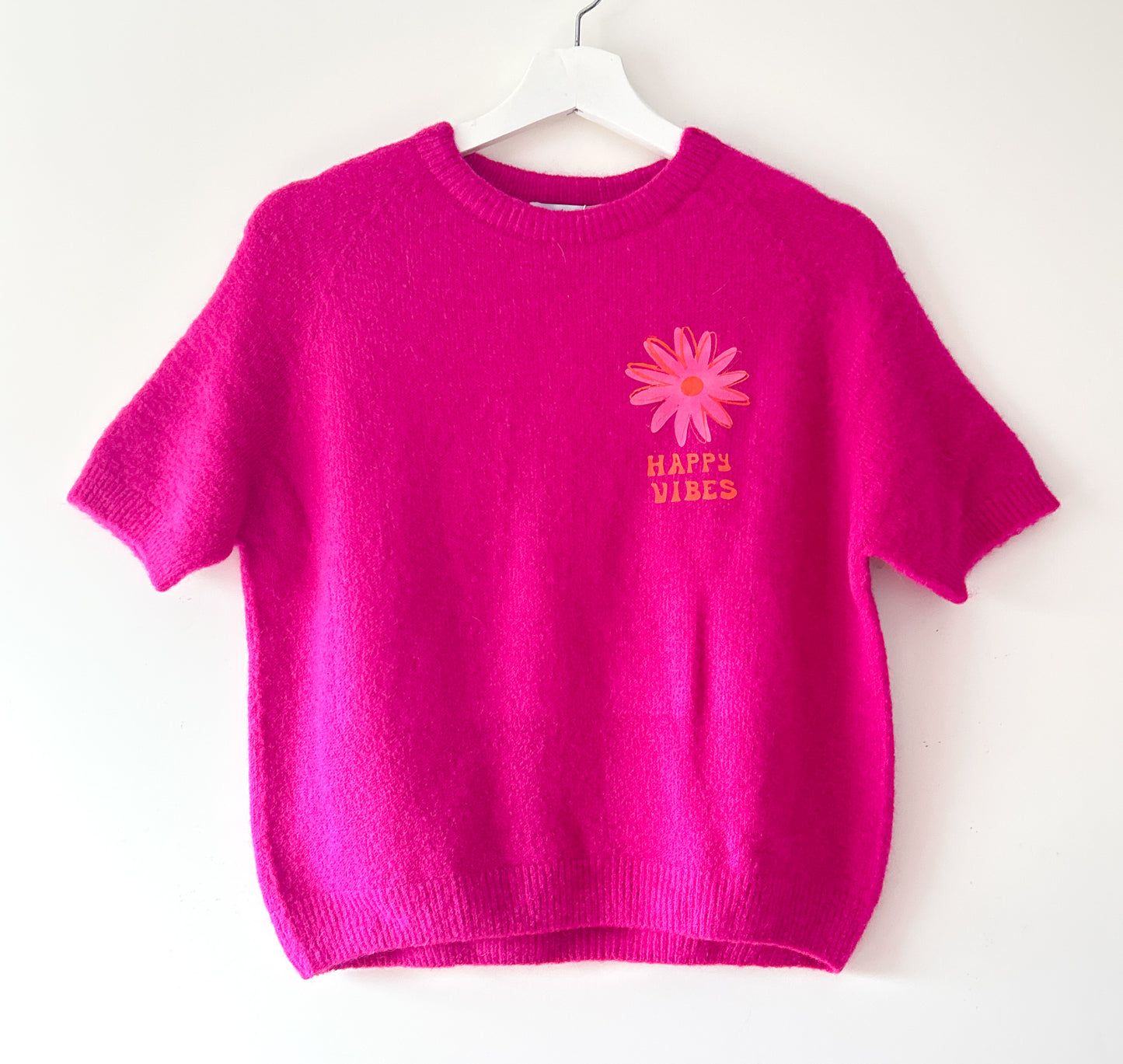 Knitted Sweater - Violet fuchsia