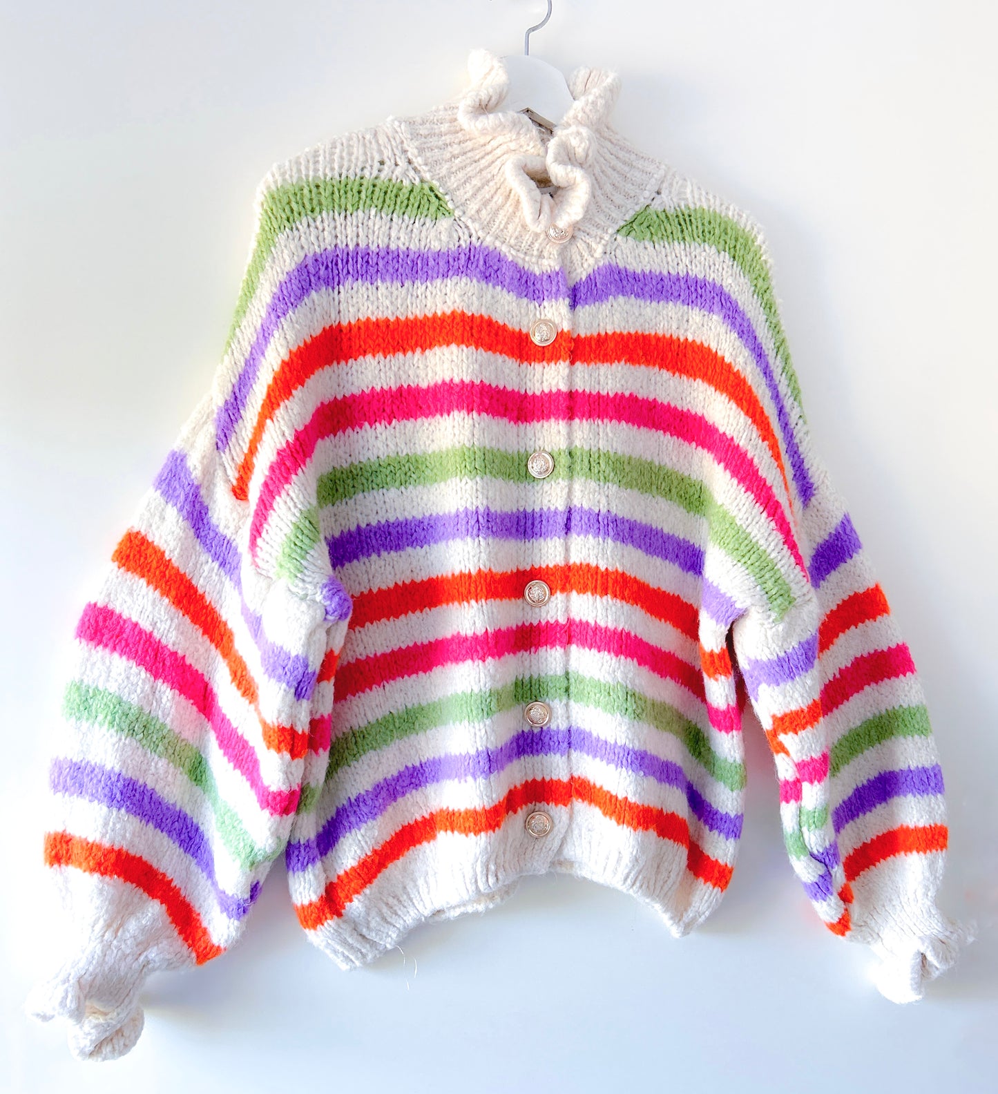 Vest - Ruffle chique rainbow