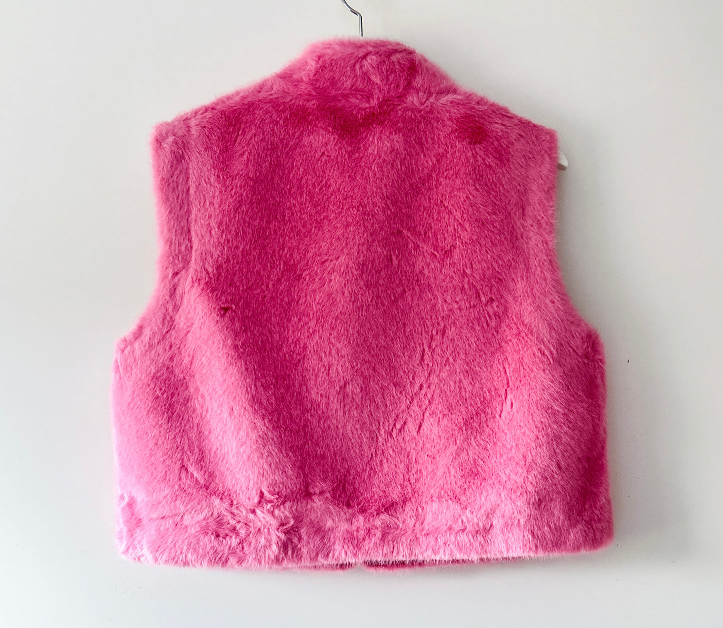 Bodywarmer - Fluffy May roze