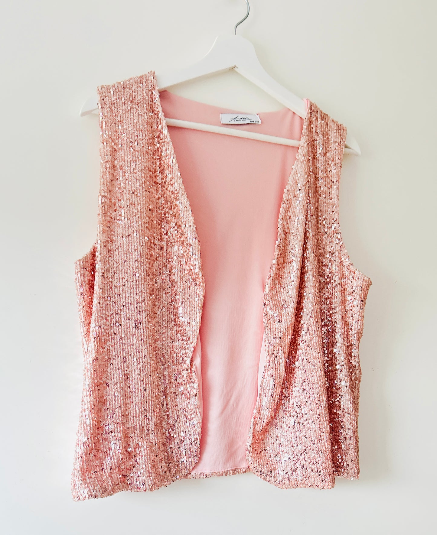 Gilet - Glam lichtroze
