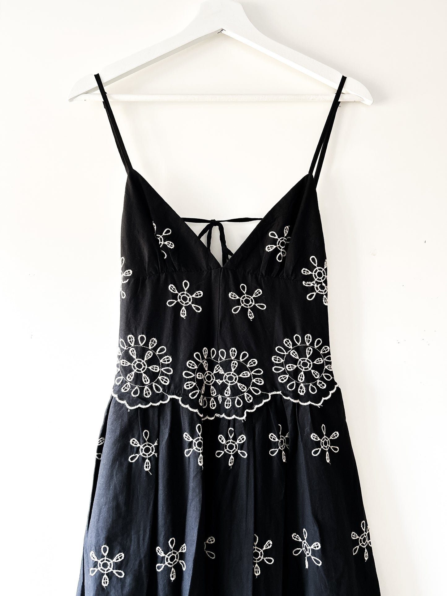 Zara embroidered dress