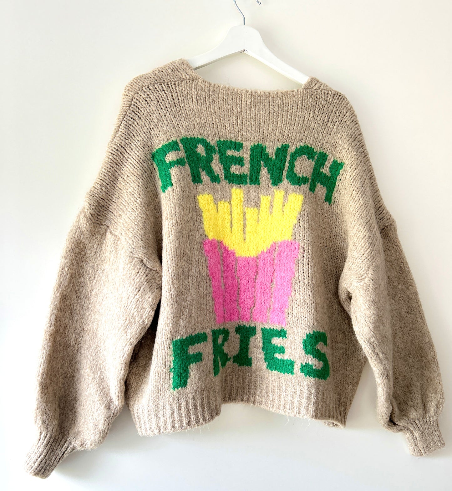 Vest - Love French Fries Beige