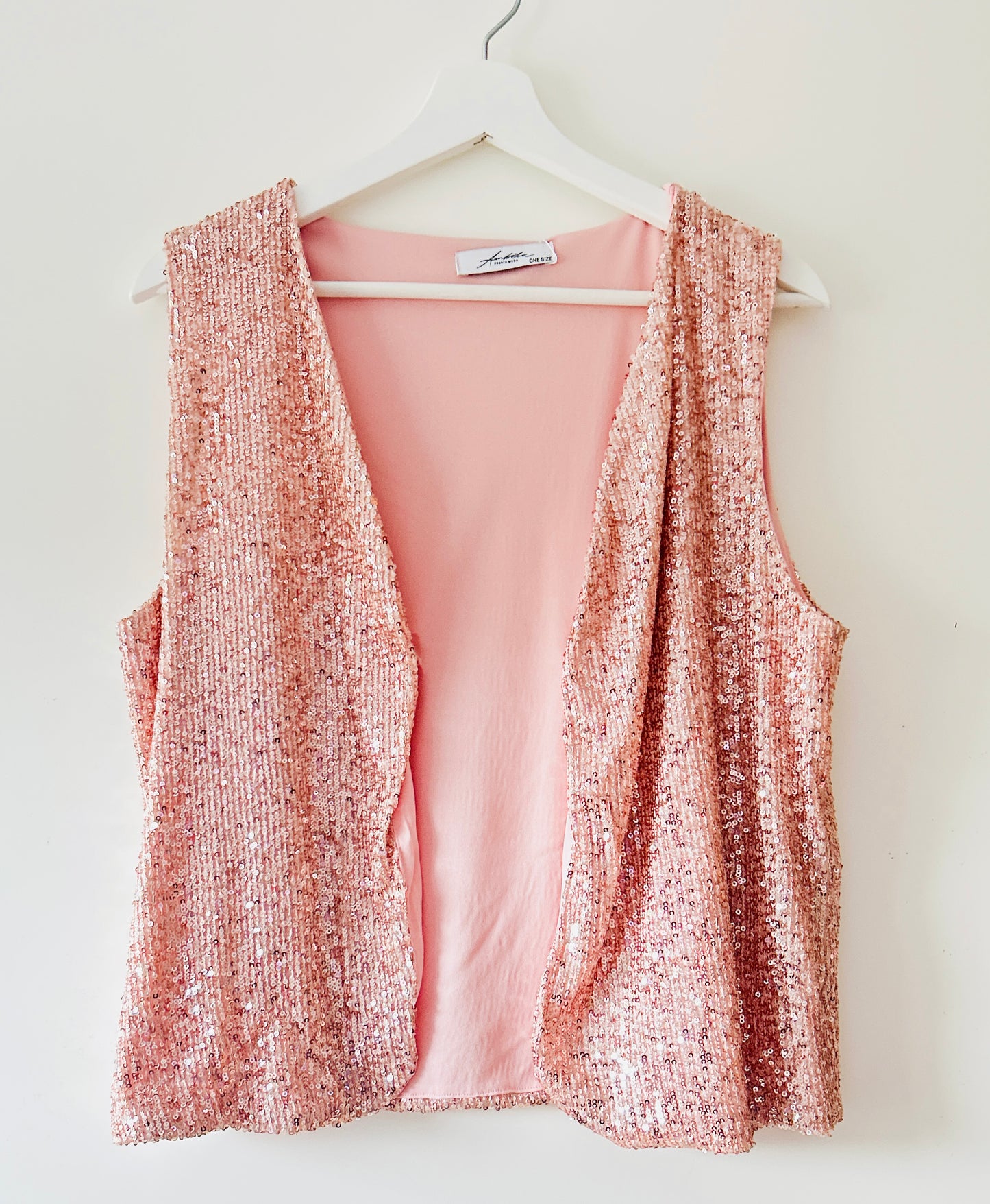 Gilet - Glam lichtroze