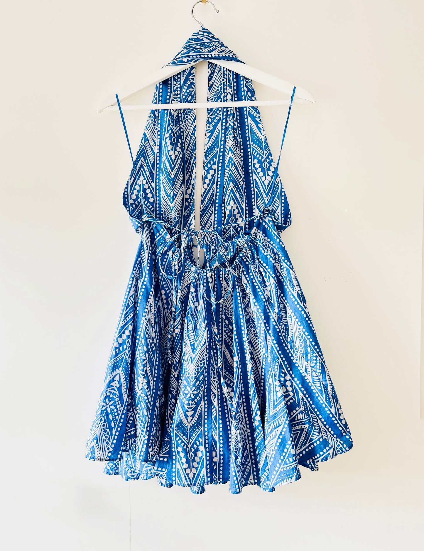 Mini-robe bleue Zara