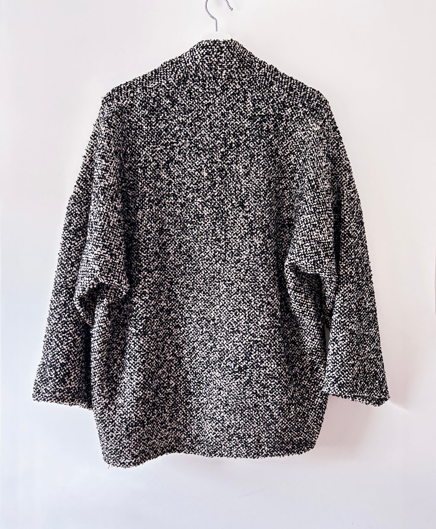 Blazer - Danté tweed melange zwart