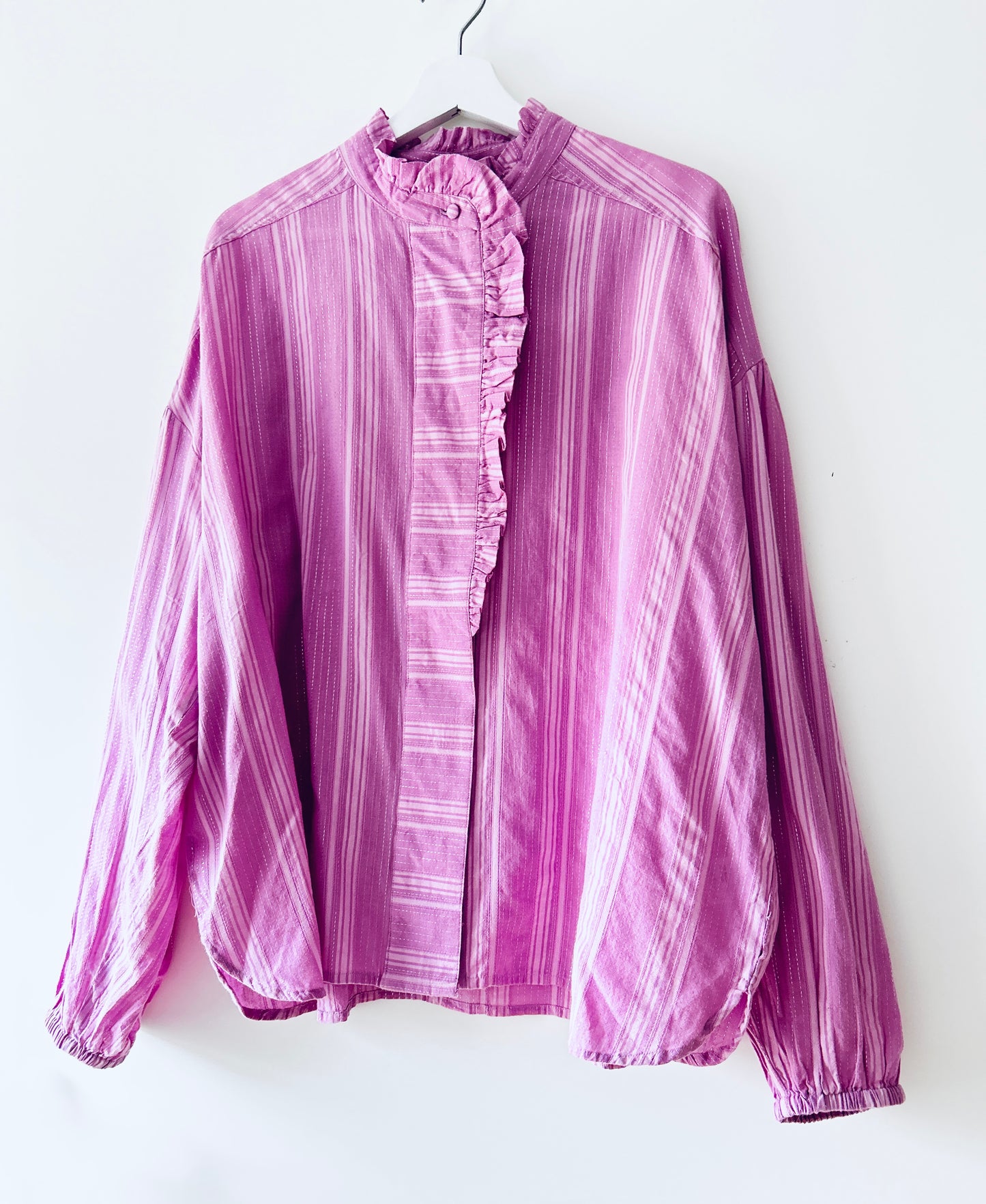 Blouse lilas avec fil lurex Shoeby