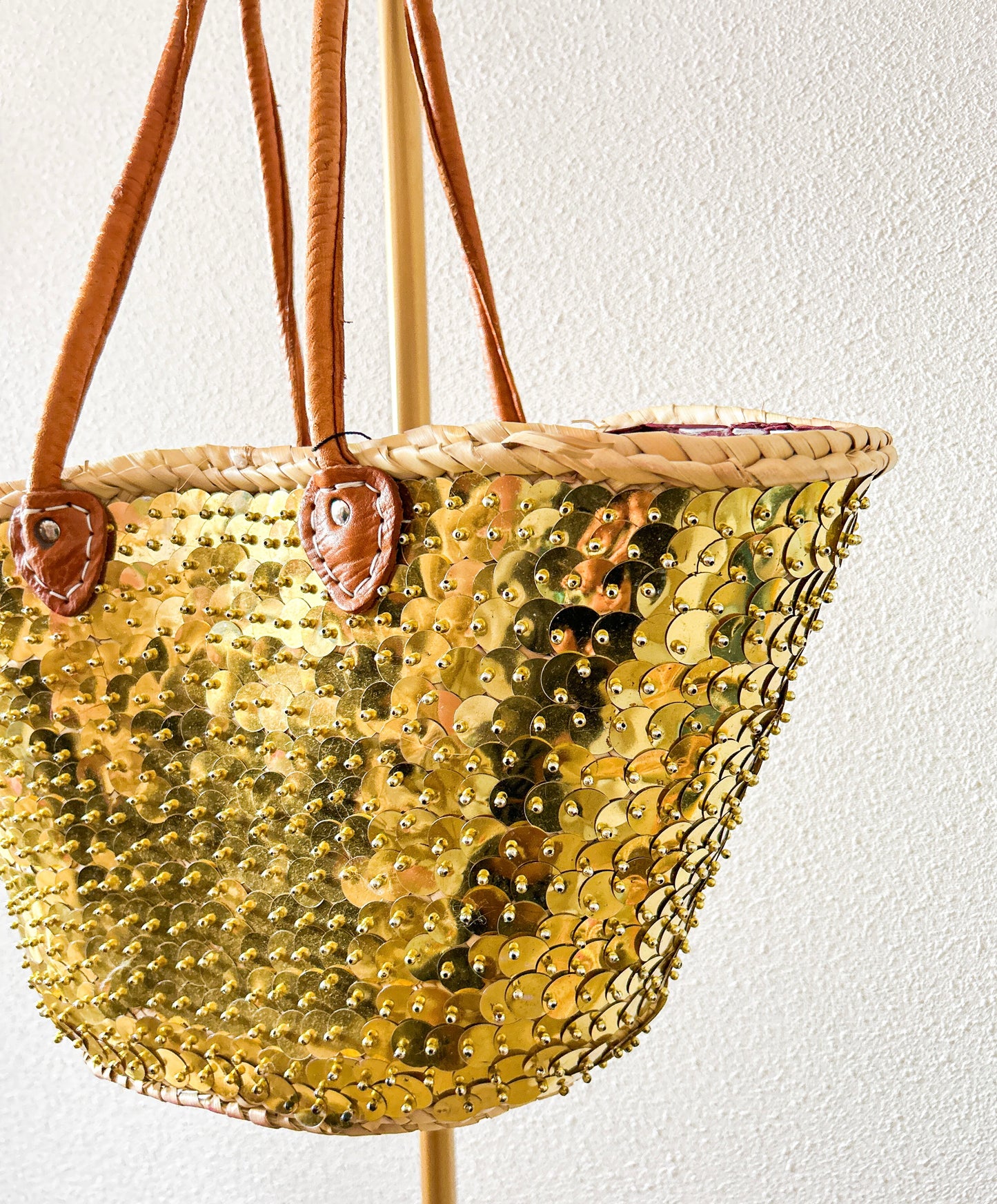 Golden bullet lovertjes strandtas