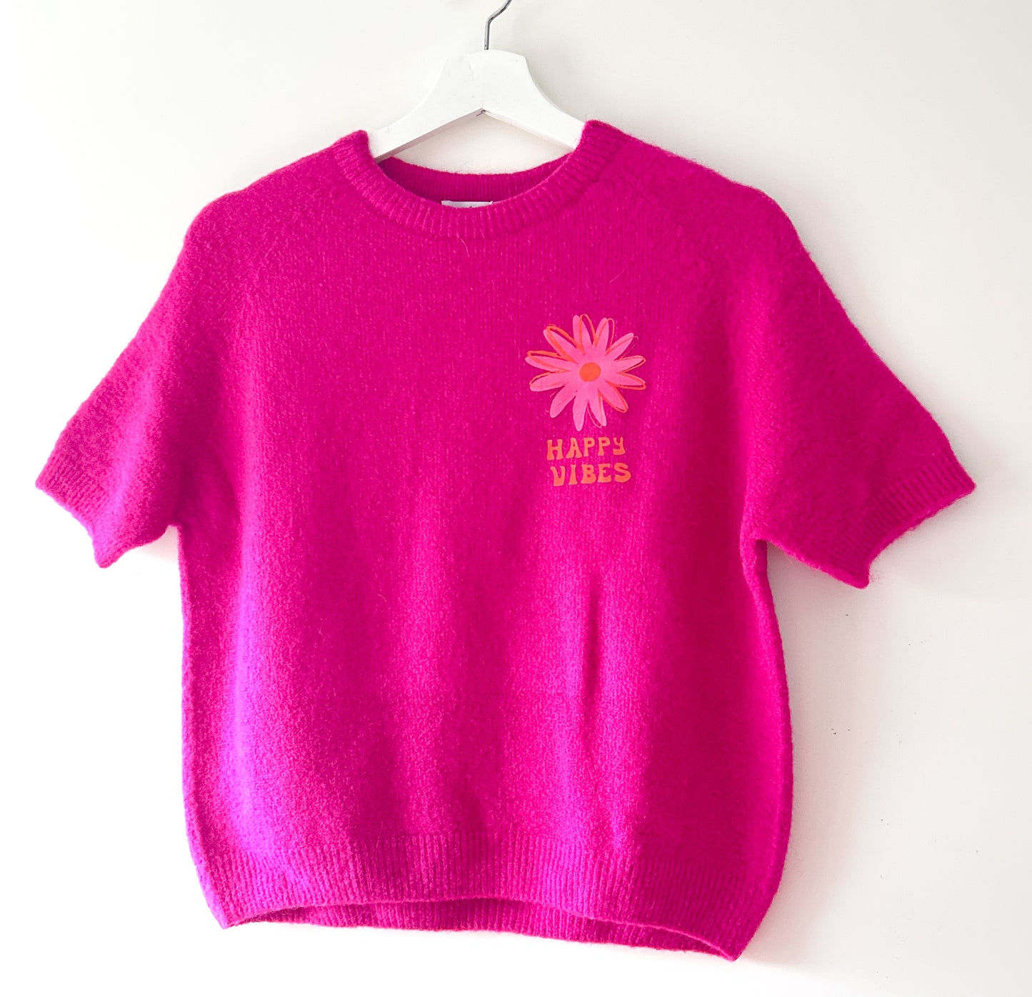 Knitted Sweater - Violet fuchsia