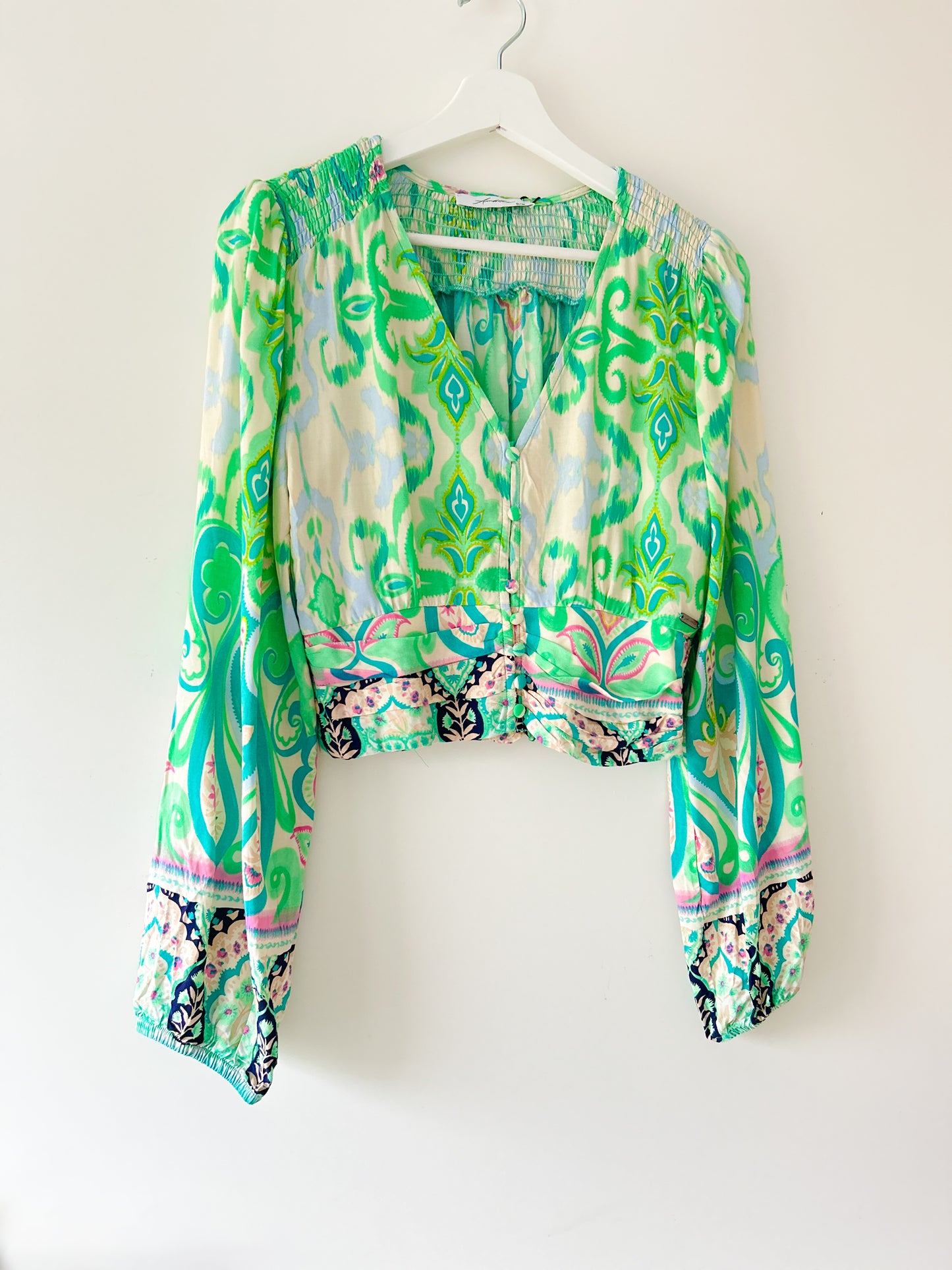 Crop top - Bella groen
