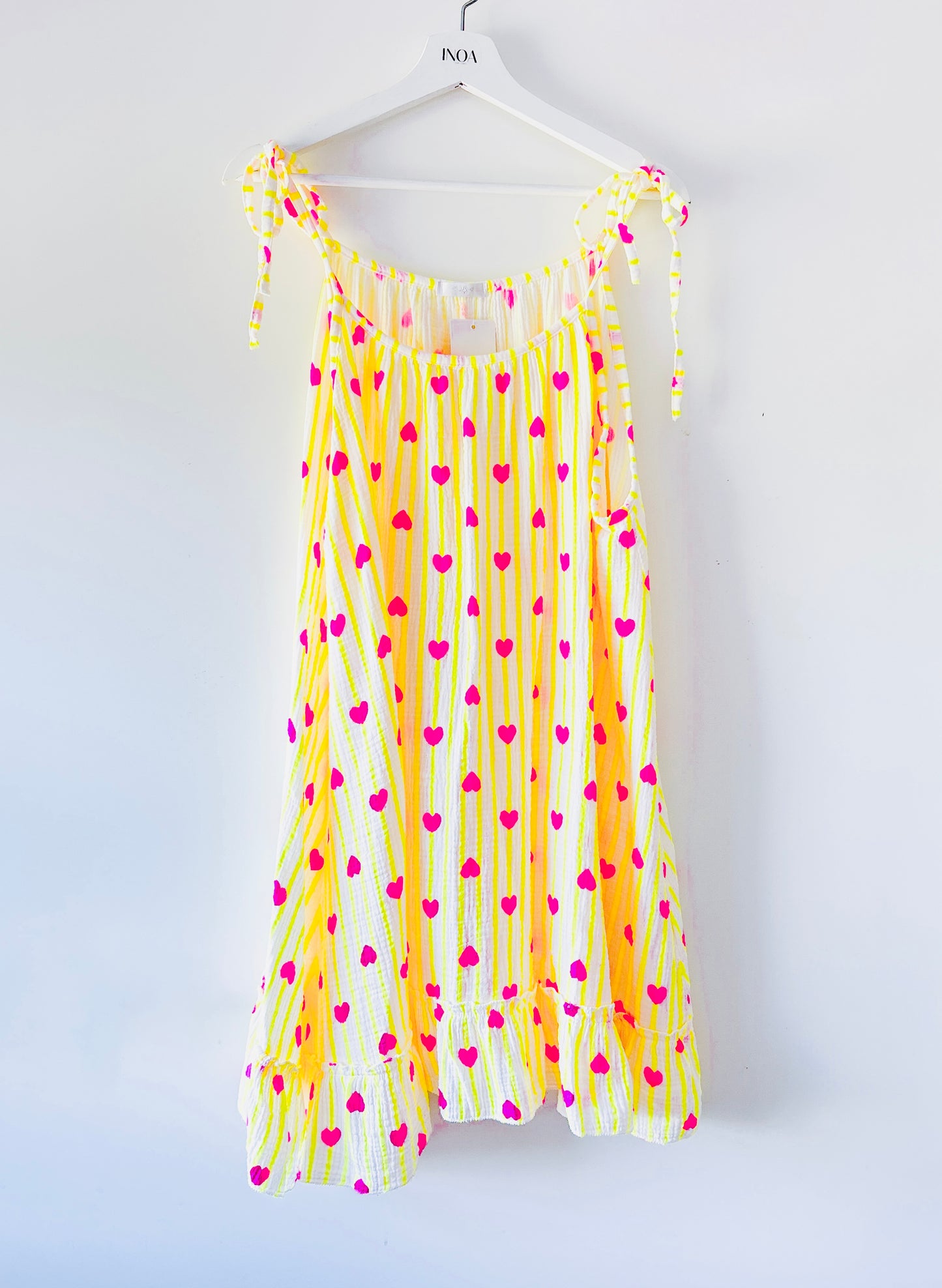 Jurk - Summer neon-geel