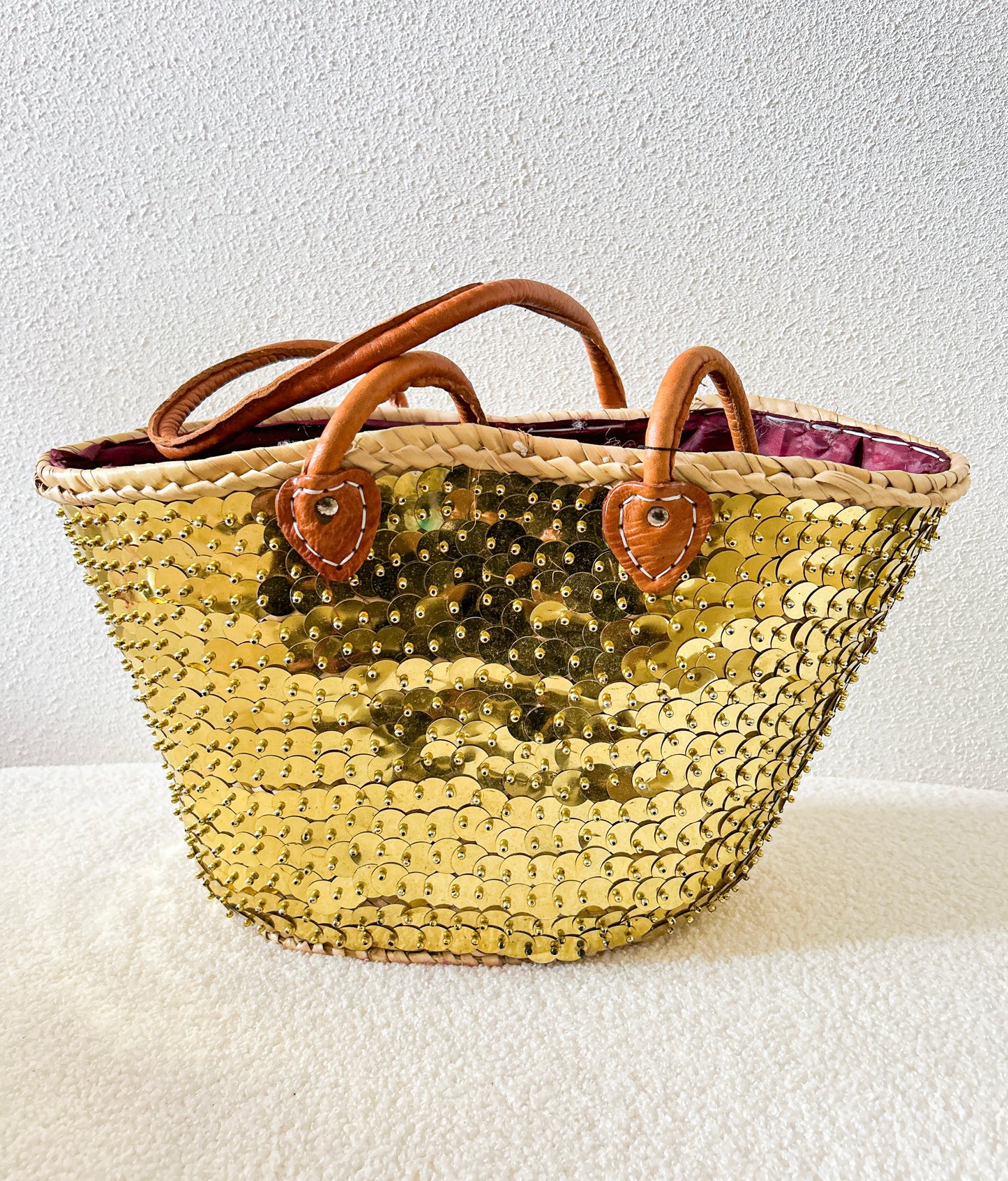 Golden bullet lovertjes strandtas