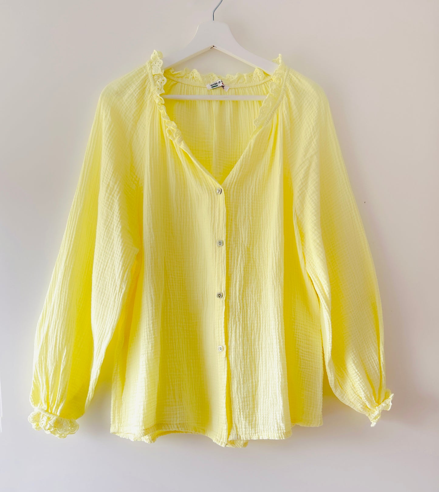 Blouse - Libelle geel
