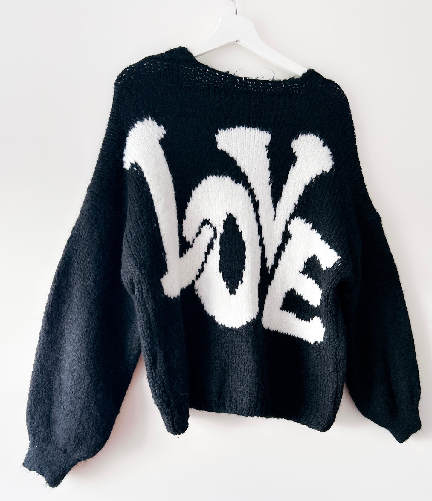 Vest - Love zwart