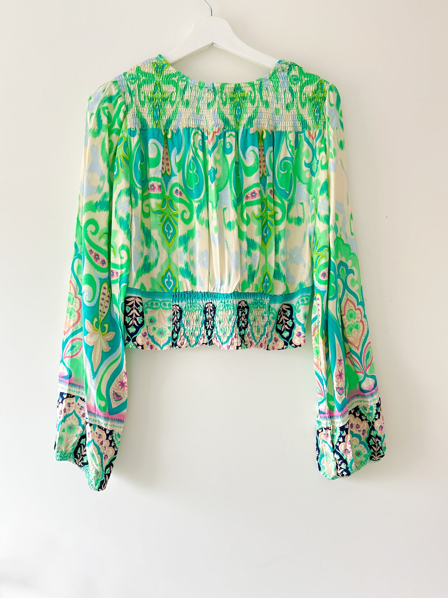 Crop top - Bella groen