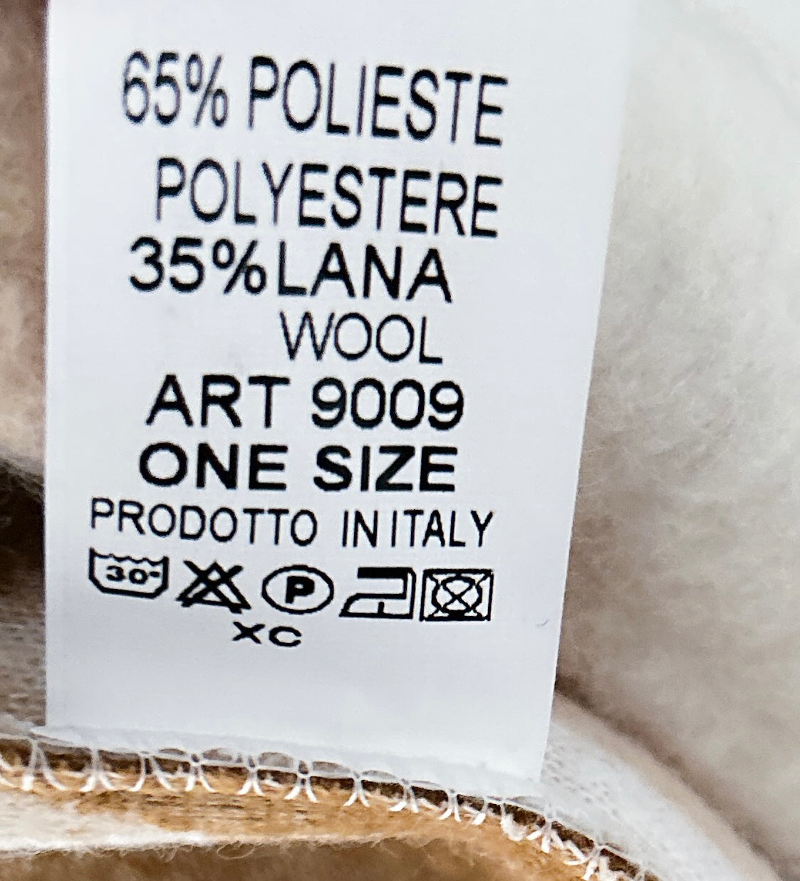 Wollen Overjas - Noé beige/bruin