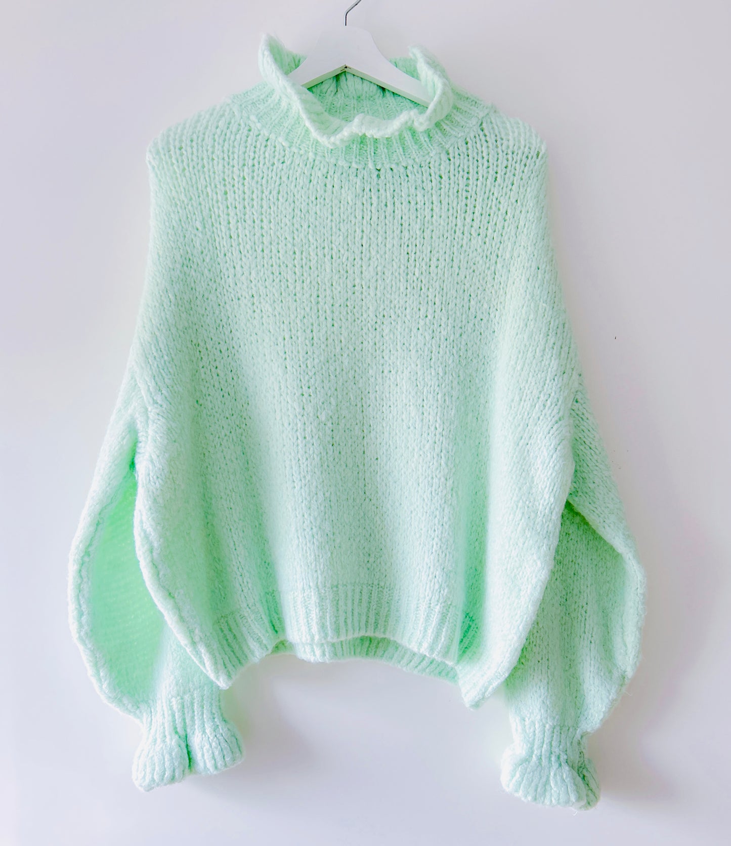 Trui - Rowan mintgroen