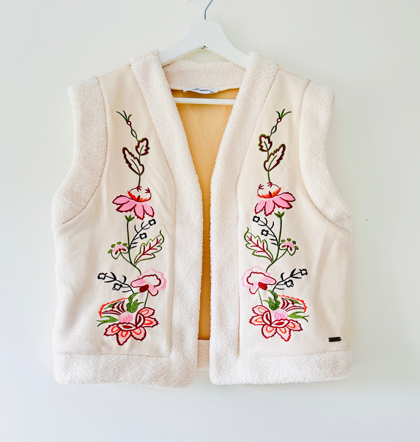 Gilet - June cremé/wit
