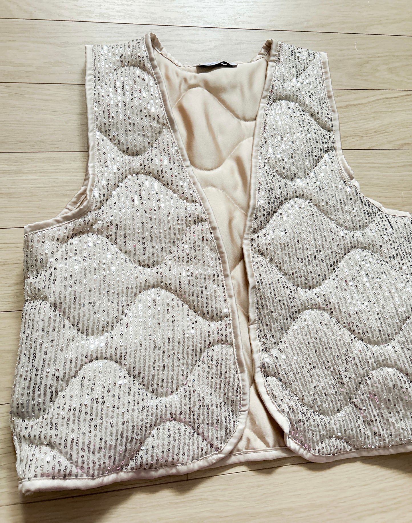 Gilet - Gianova goud/zilver