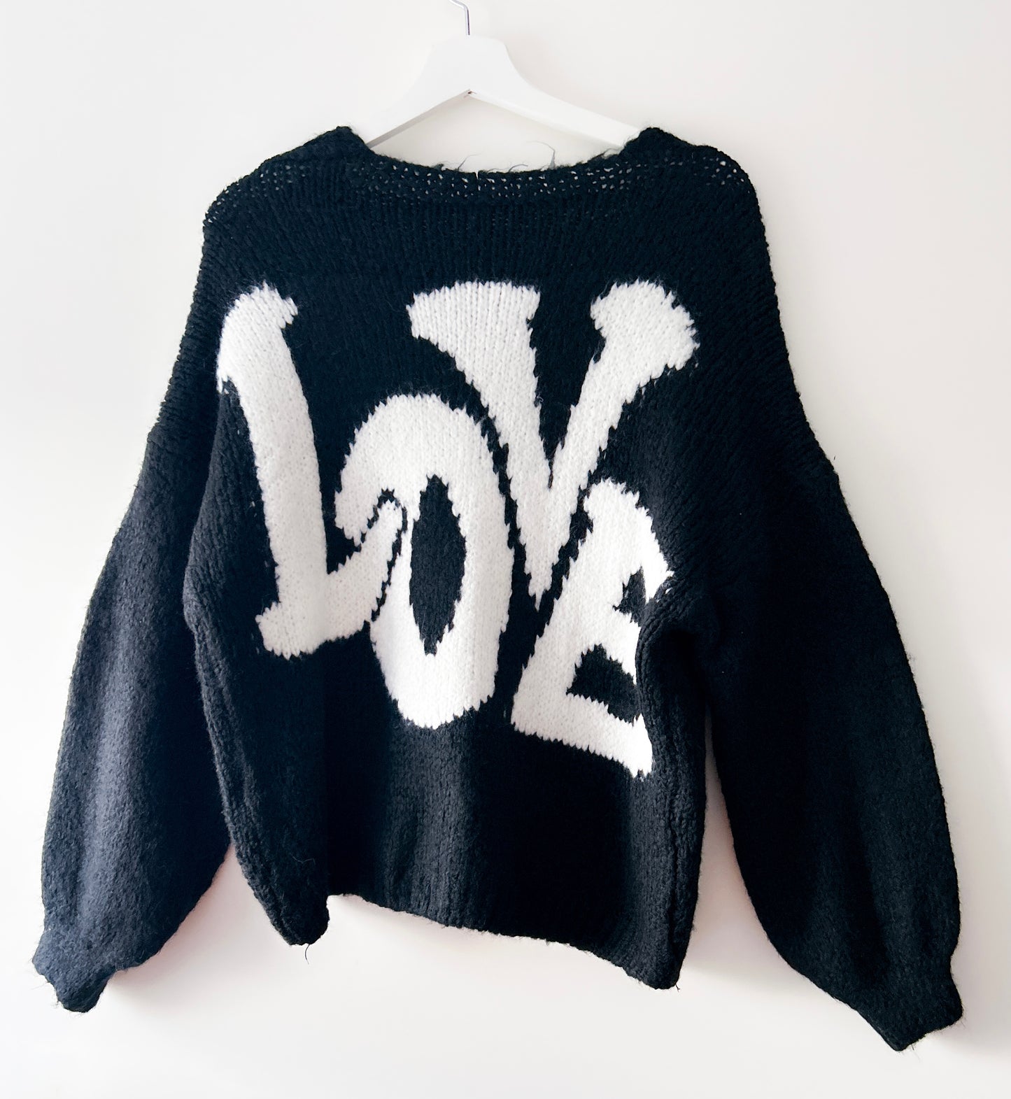 Vest - Love zwart
