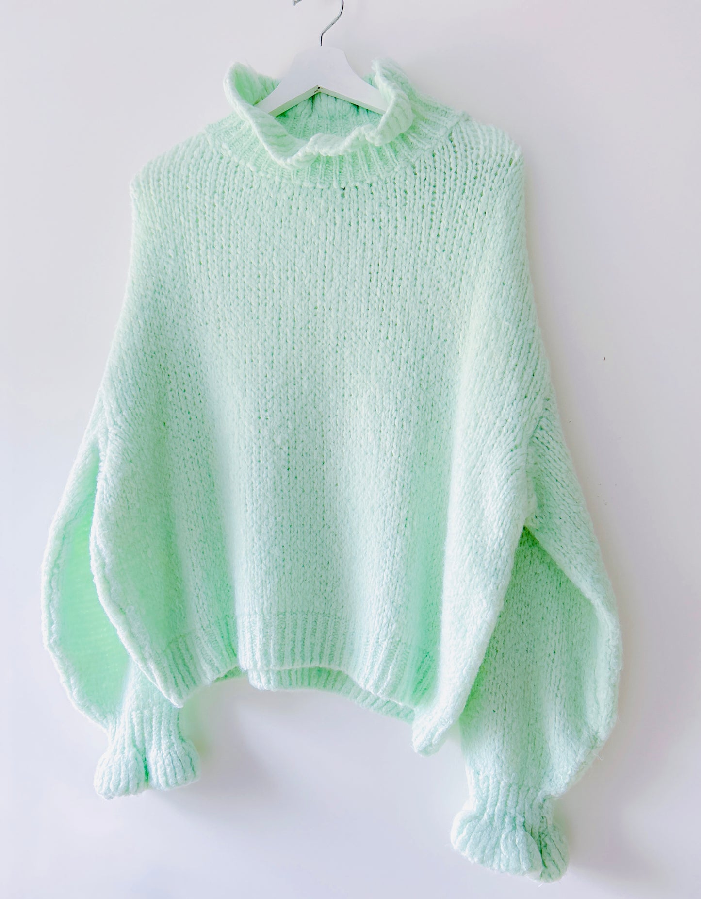 Trui - Rowan mintgroen