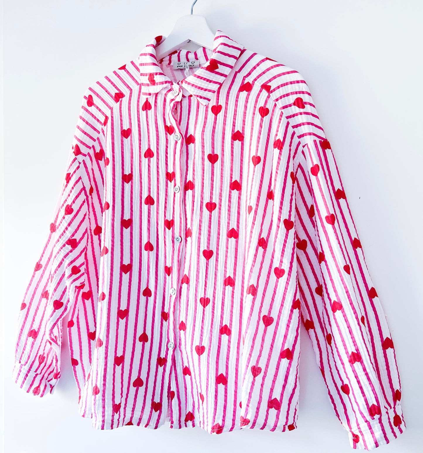 Blouse - Love March fuchsia/rood