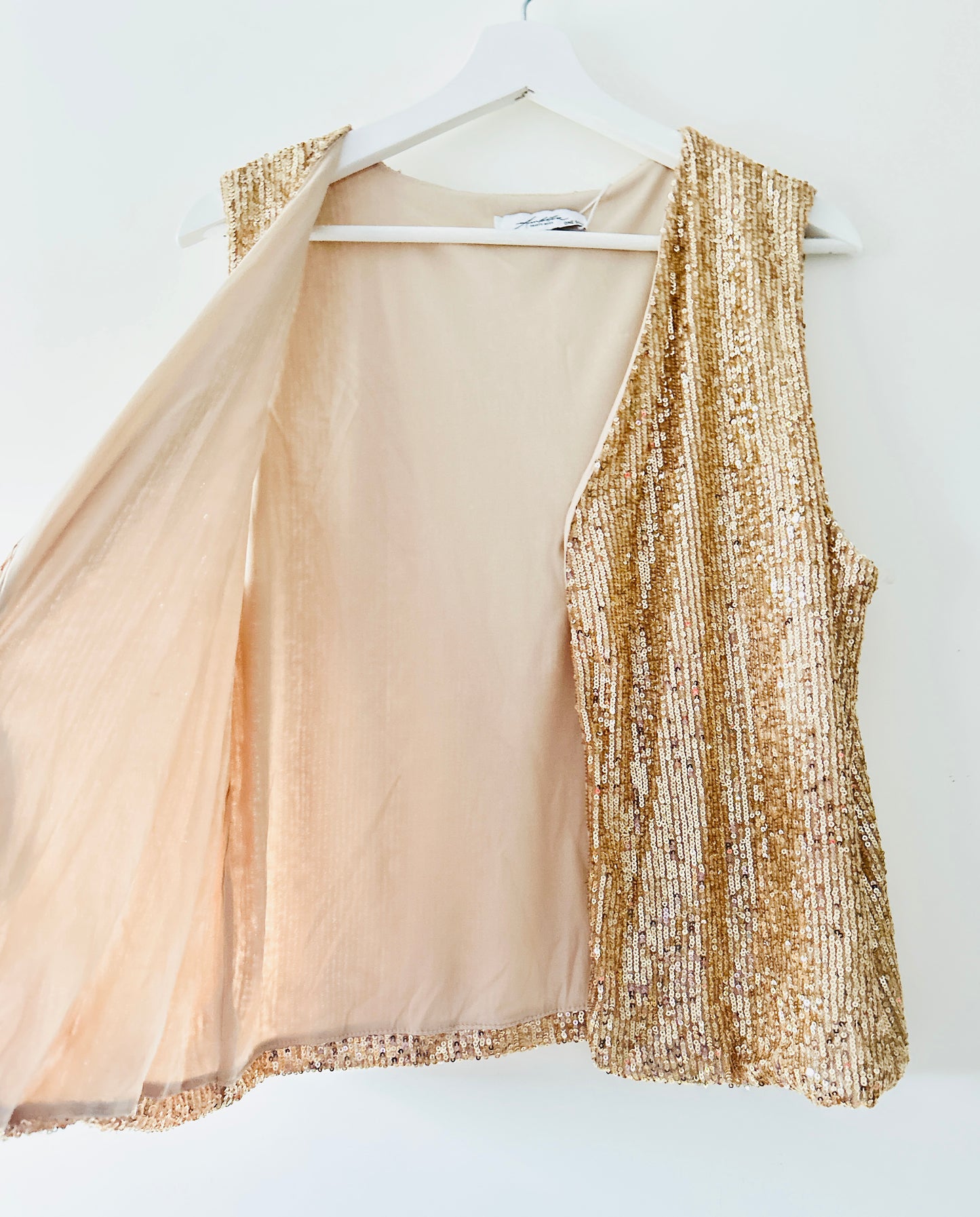 Gilet - Glam goud