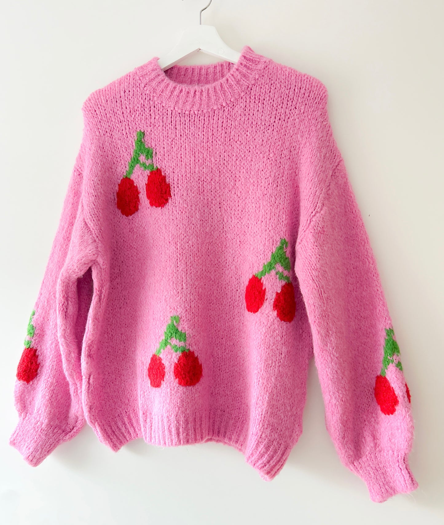 Trui - Kersen roze