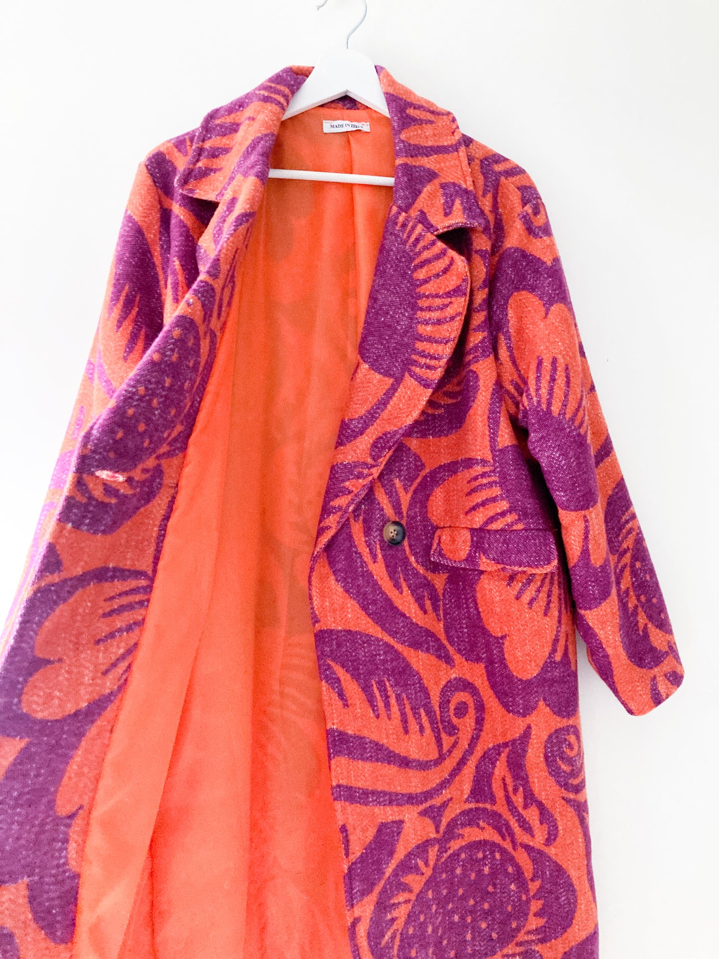 Jas - Rachel paars/oranje
