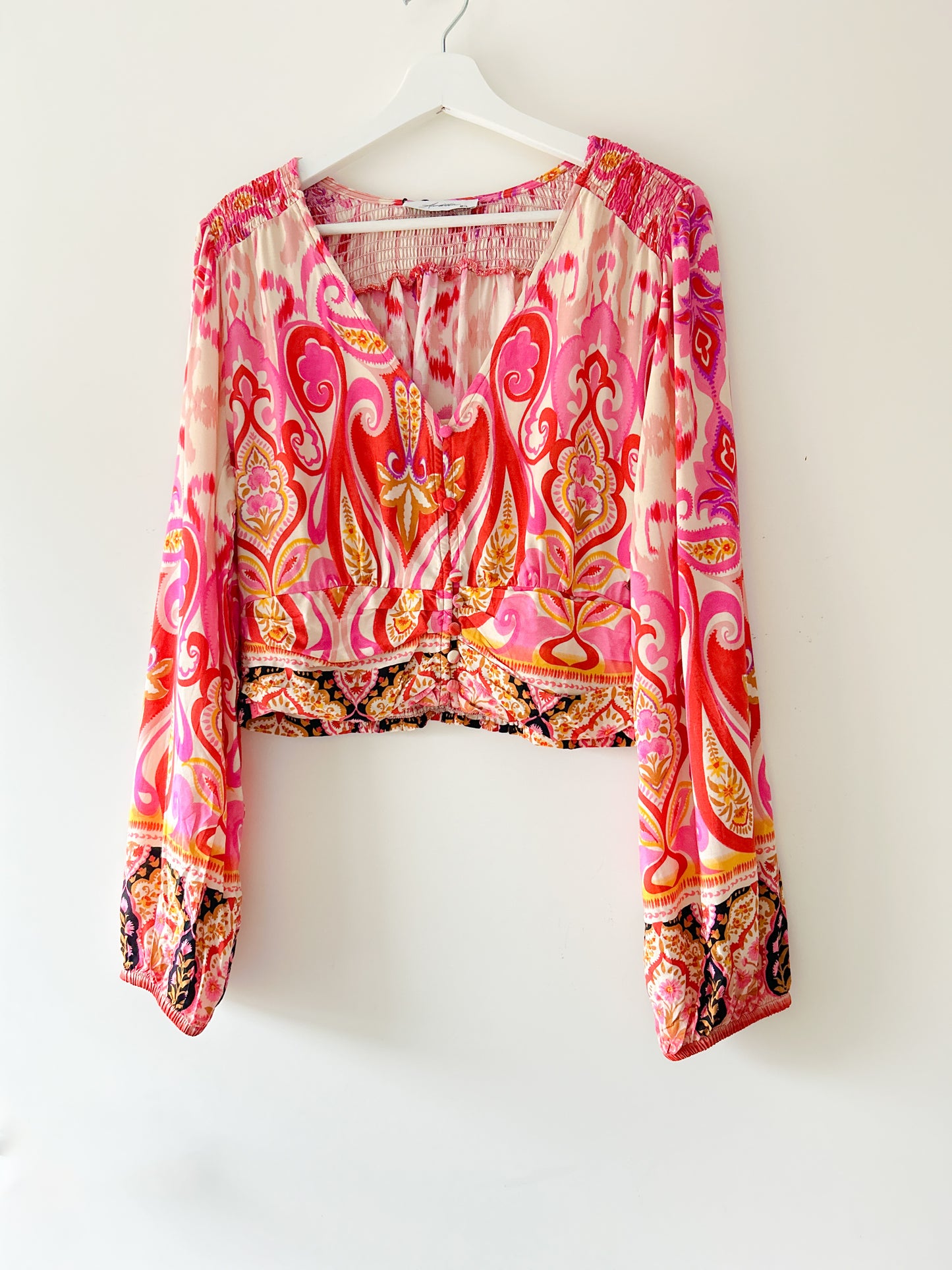 Crop top - Bella roze
