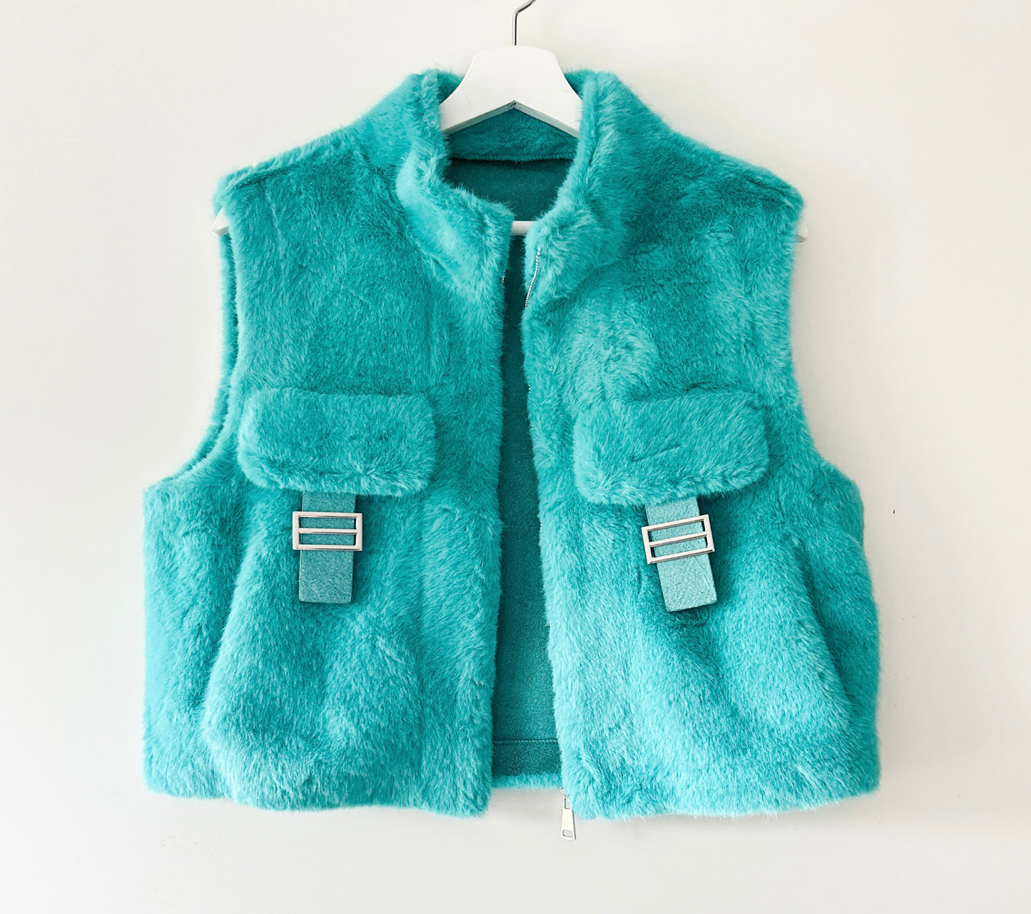 Bodywarmer - Fluffy May turqouise