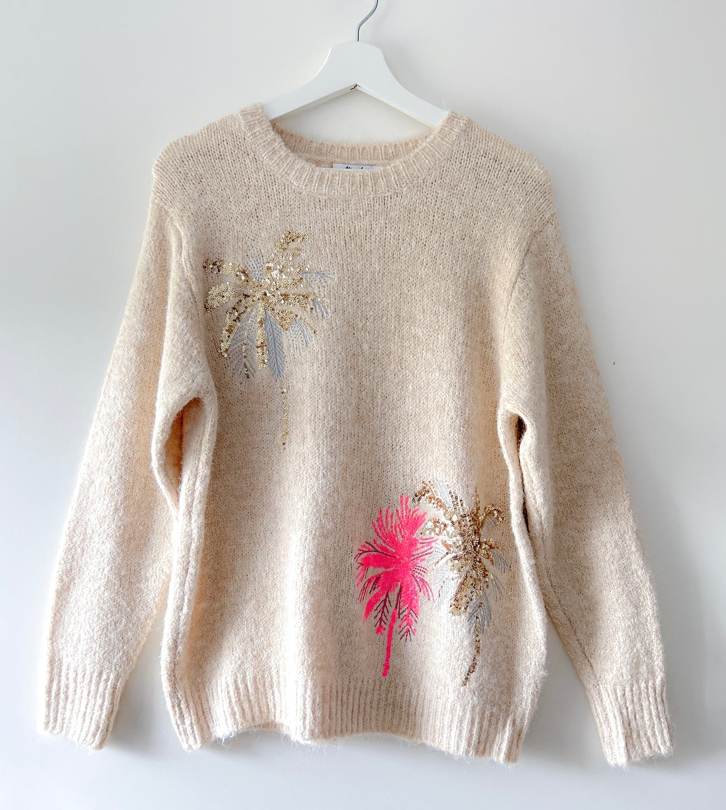 Knitted sweater - Isa beige