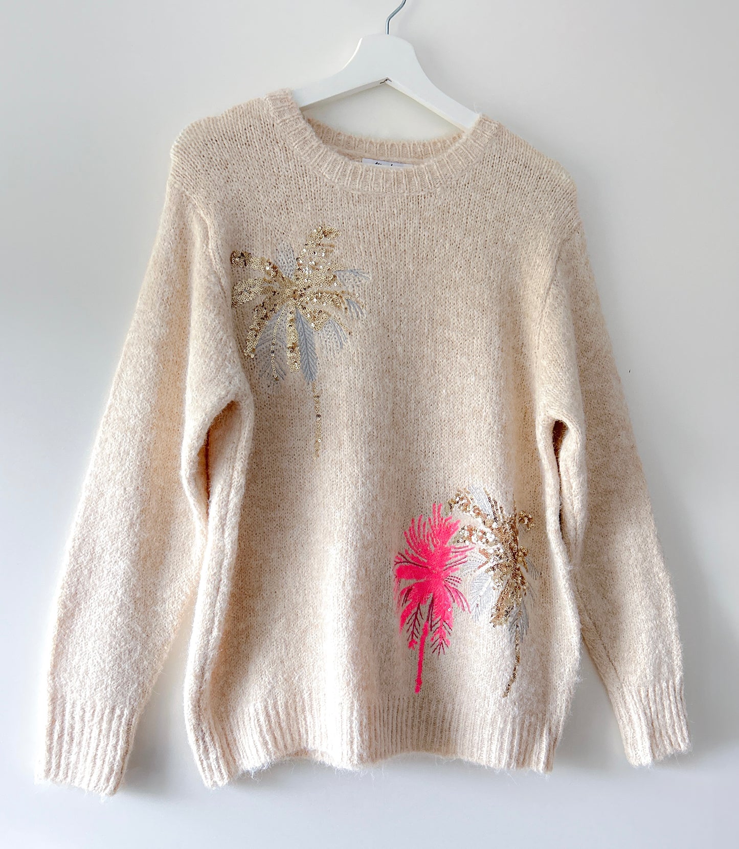Knitted sweater - Isa beige
