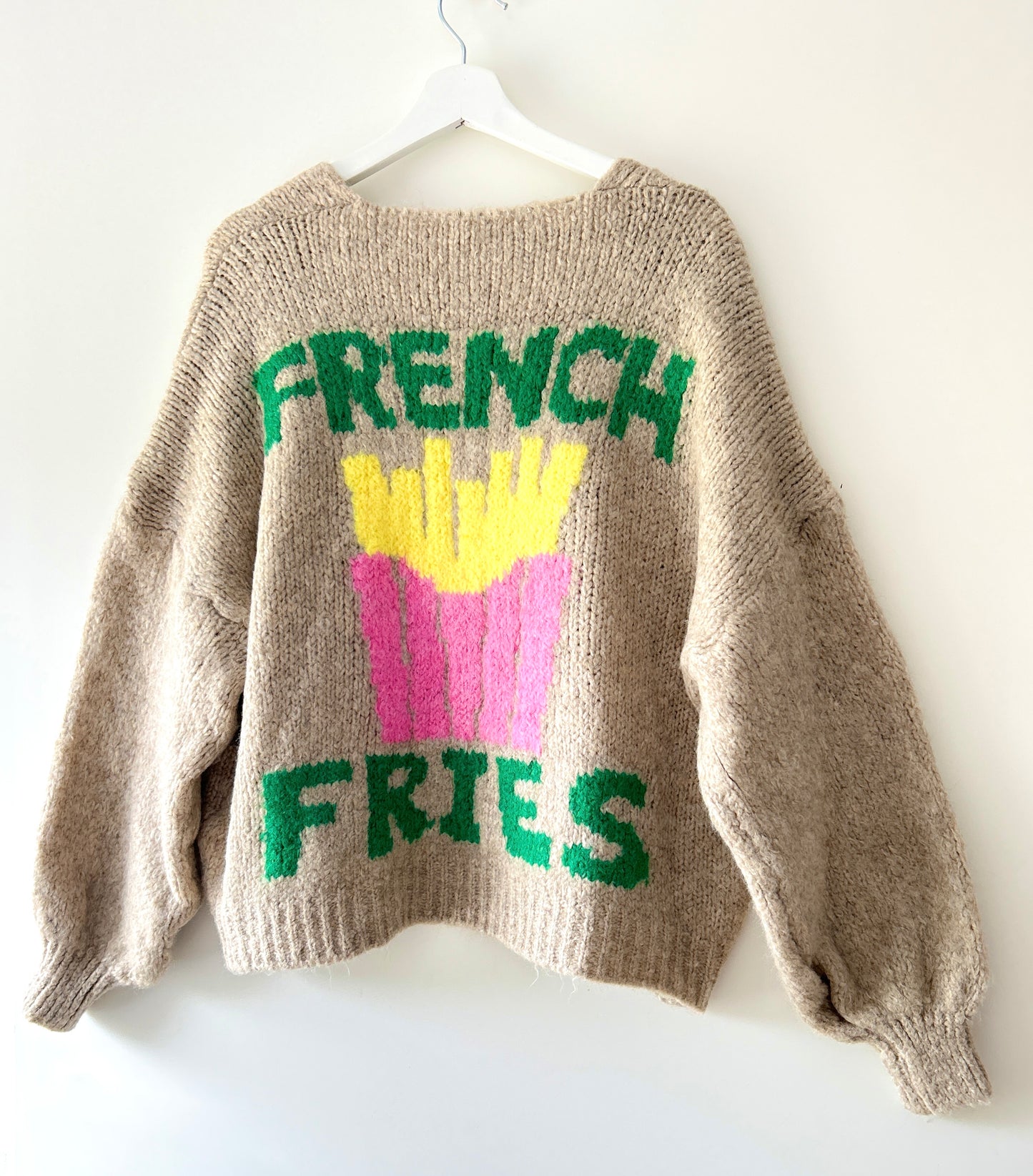 Vest - Love French Fries Beige