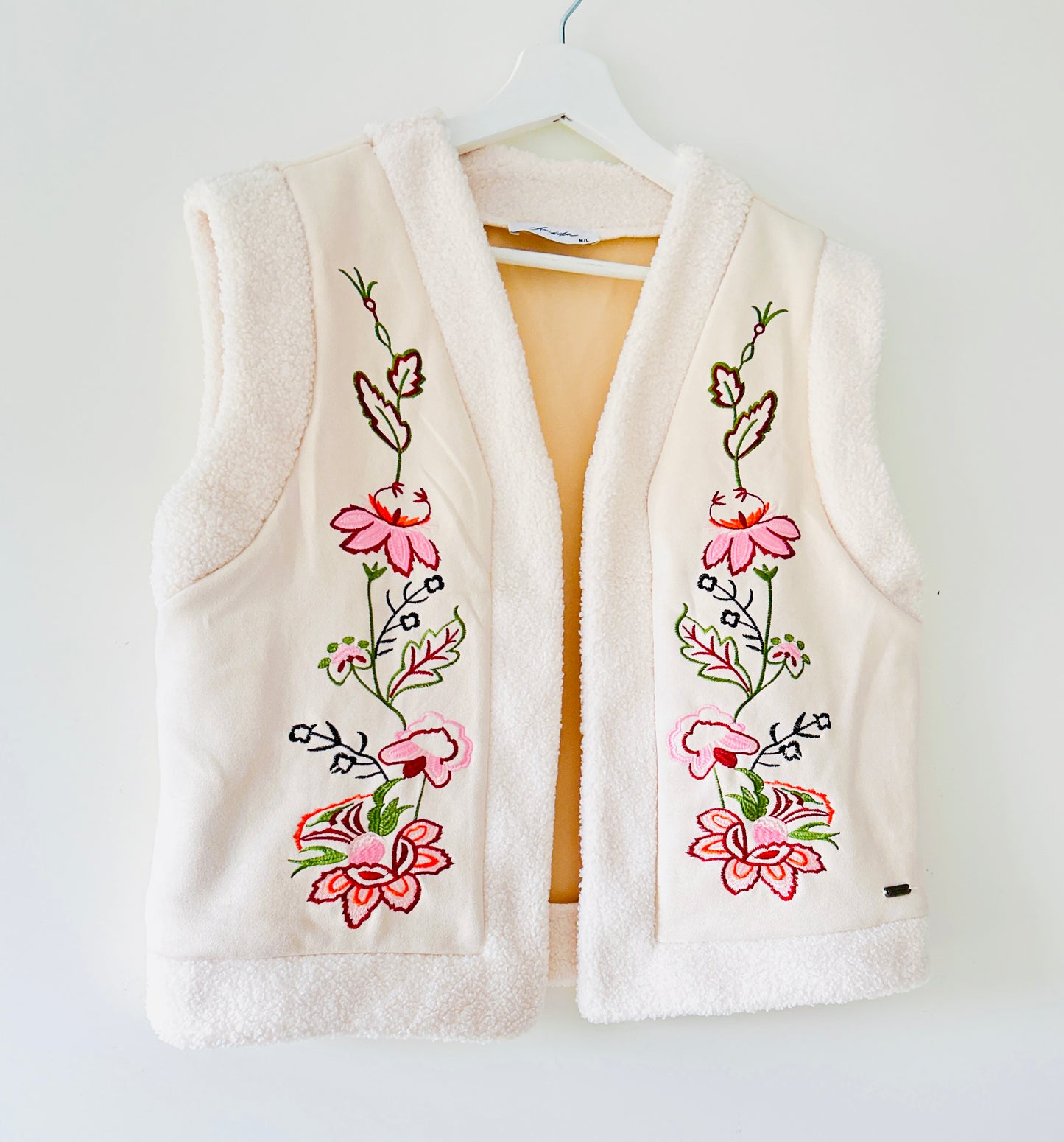 Gilet - June cremé/wit