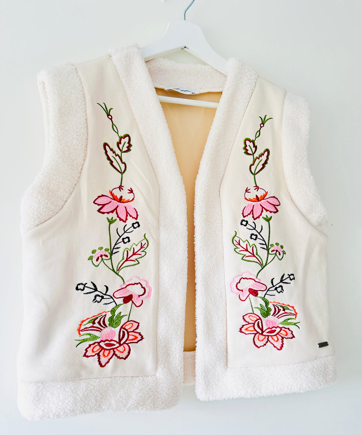 Gilet - June cremé/wit