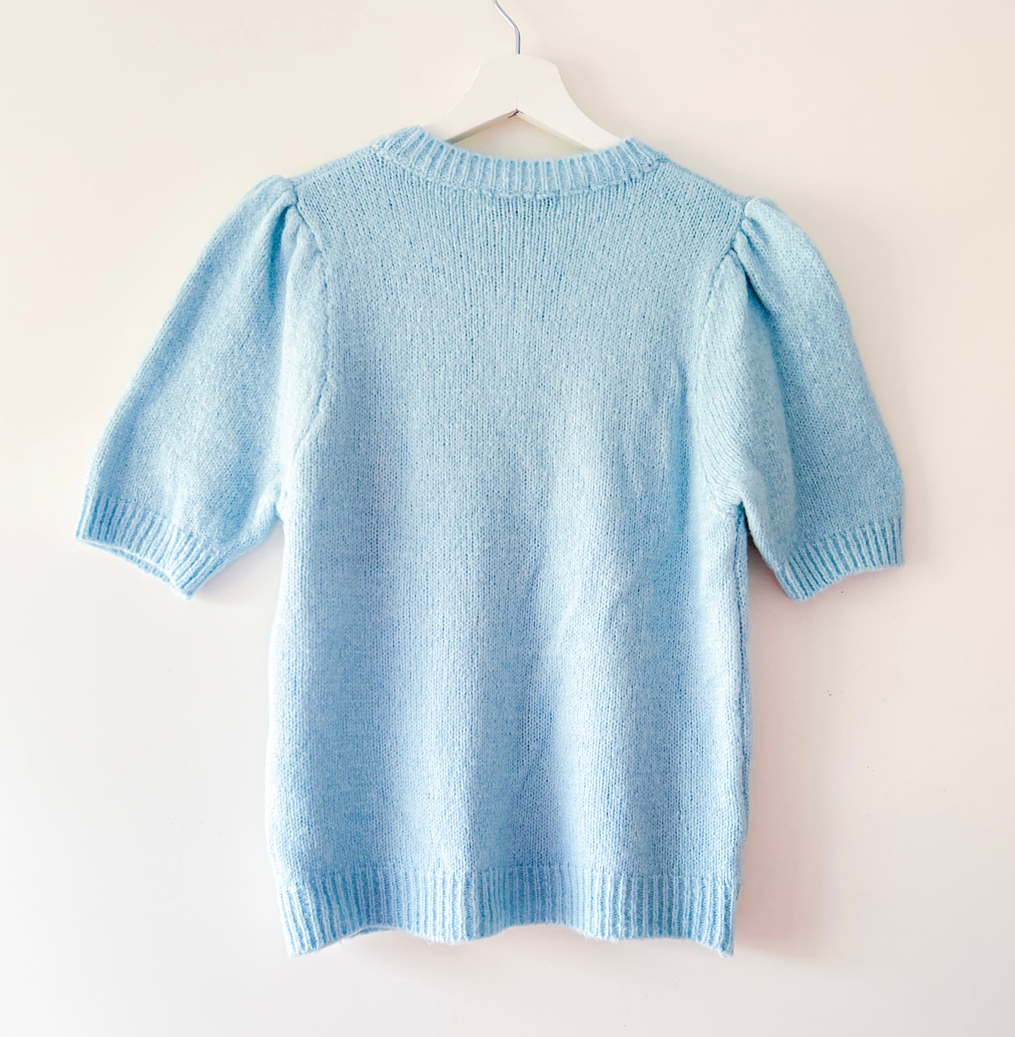 Trui - Floral blauw