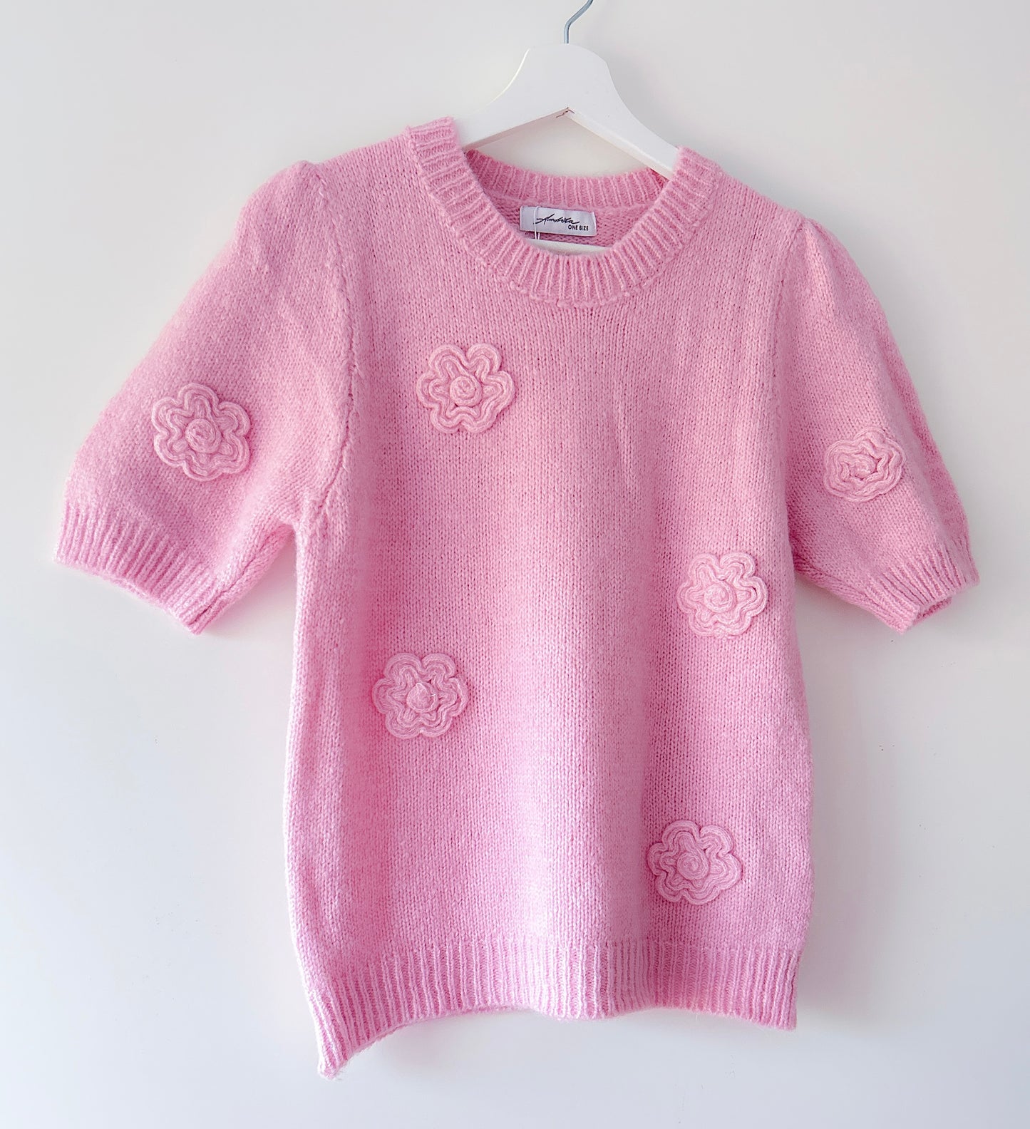 Trui - Floral roze