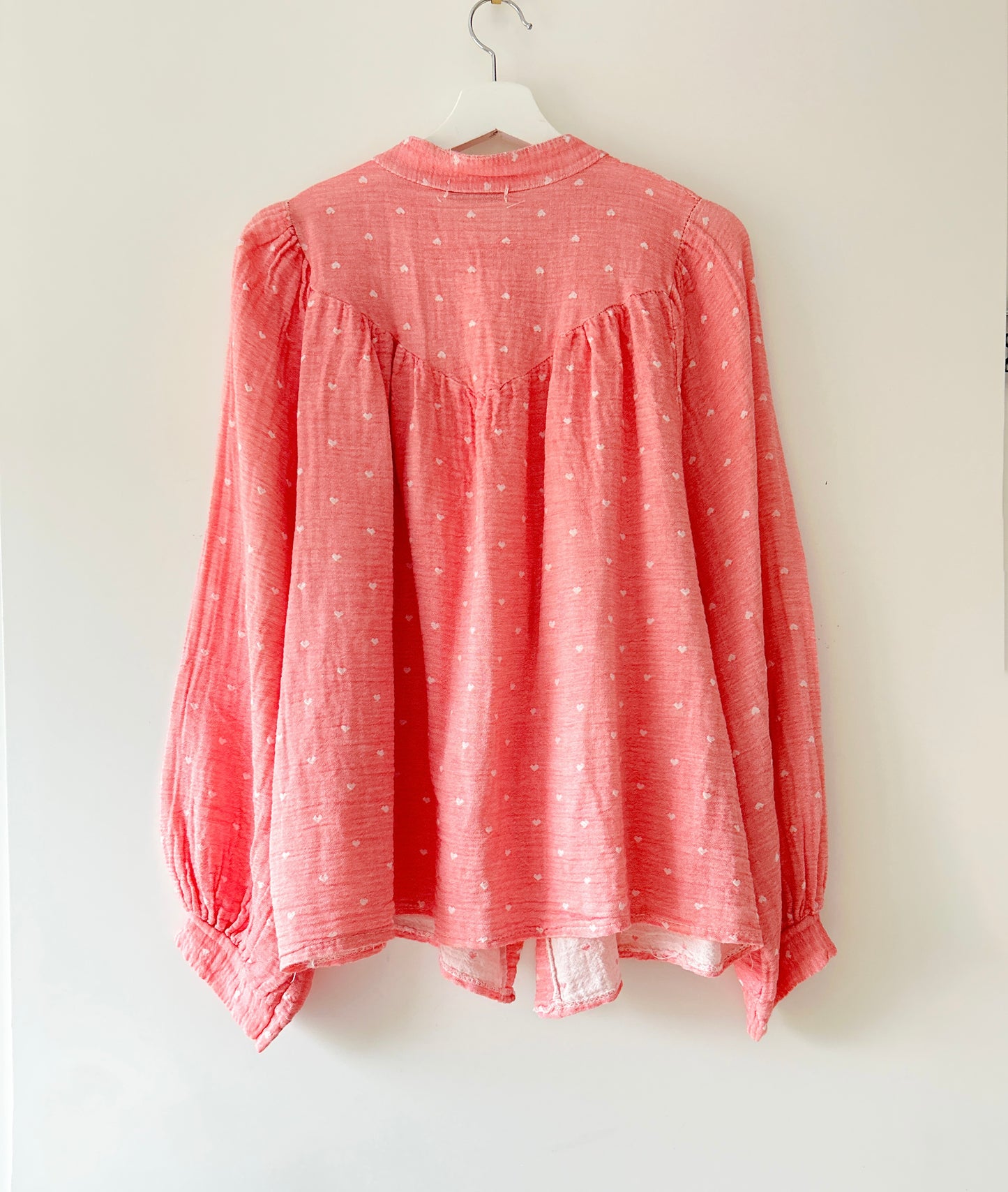 Blouse - hartjes rood