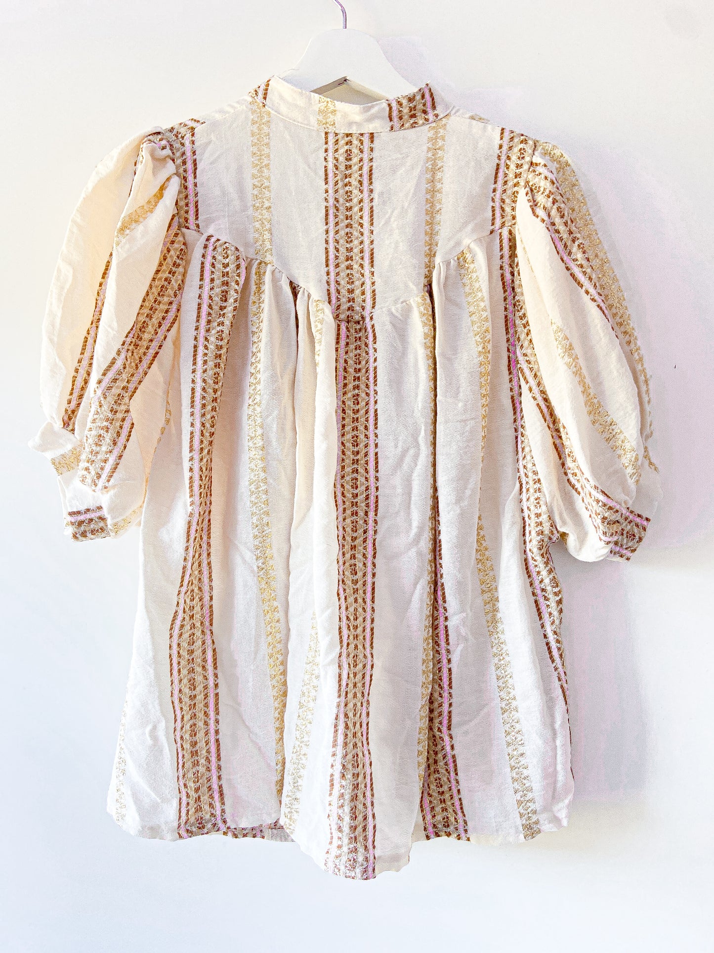 Blouse - Zoë metallic gold