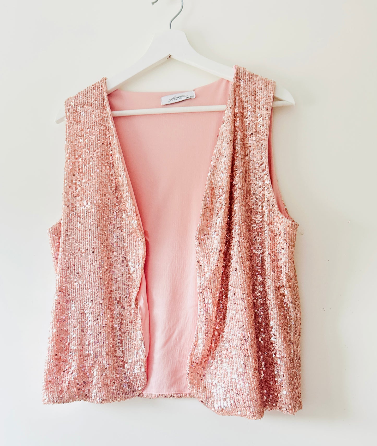Gilet - Glam lichtroze