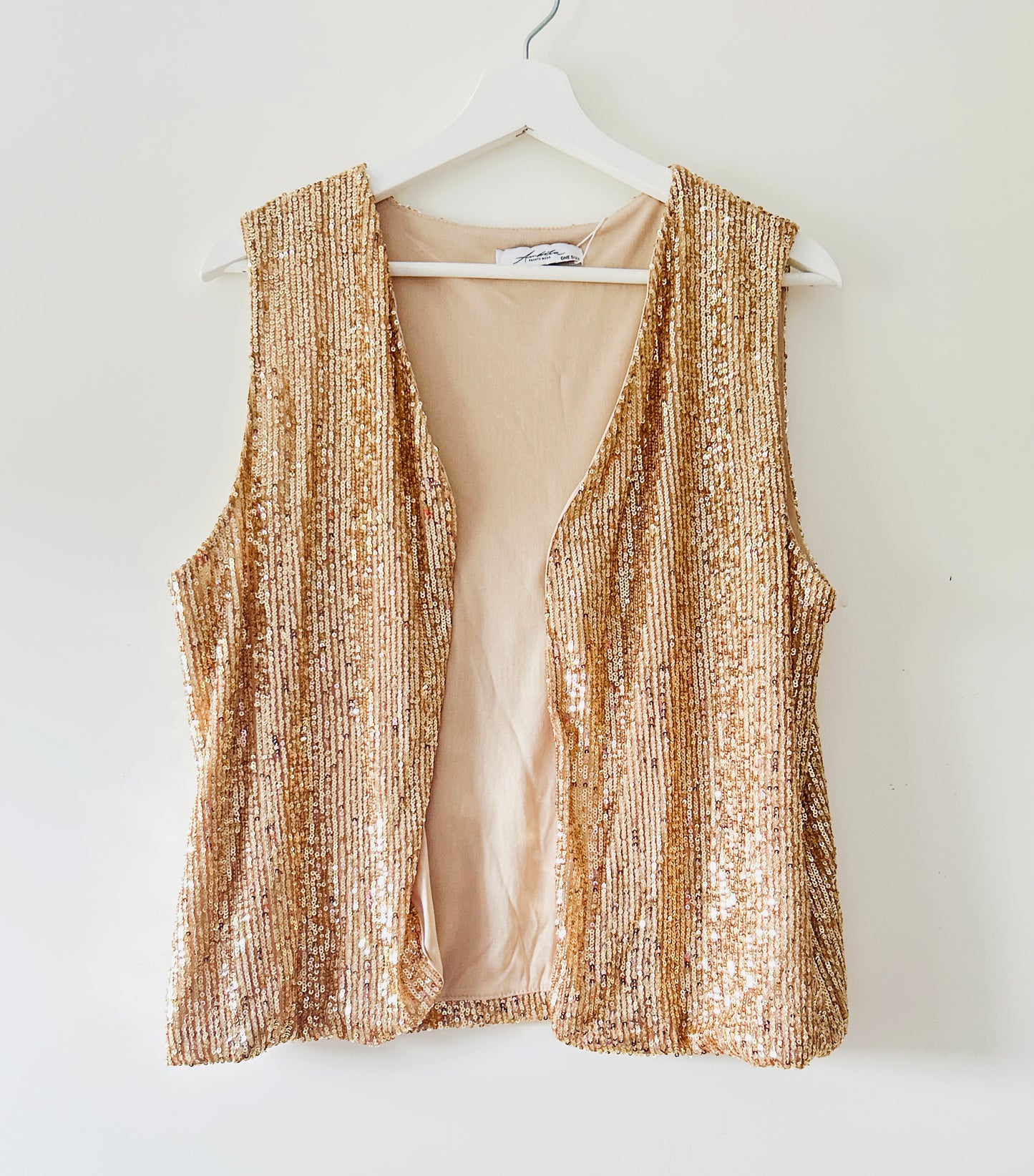Gilet - Glam goud