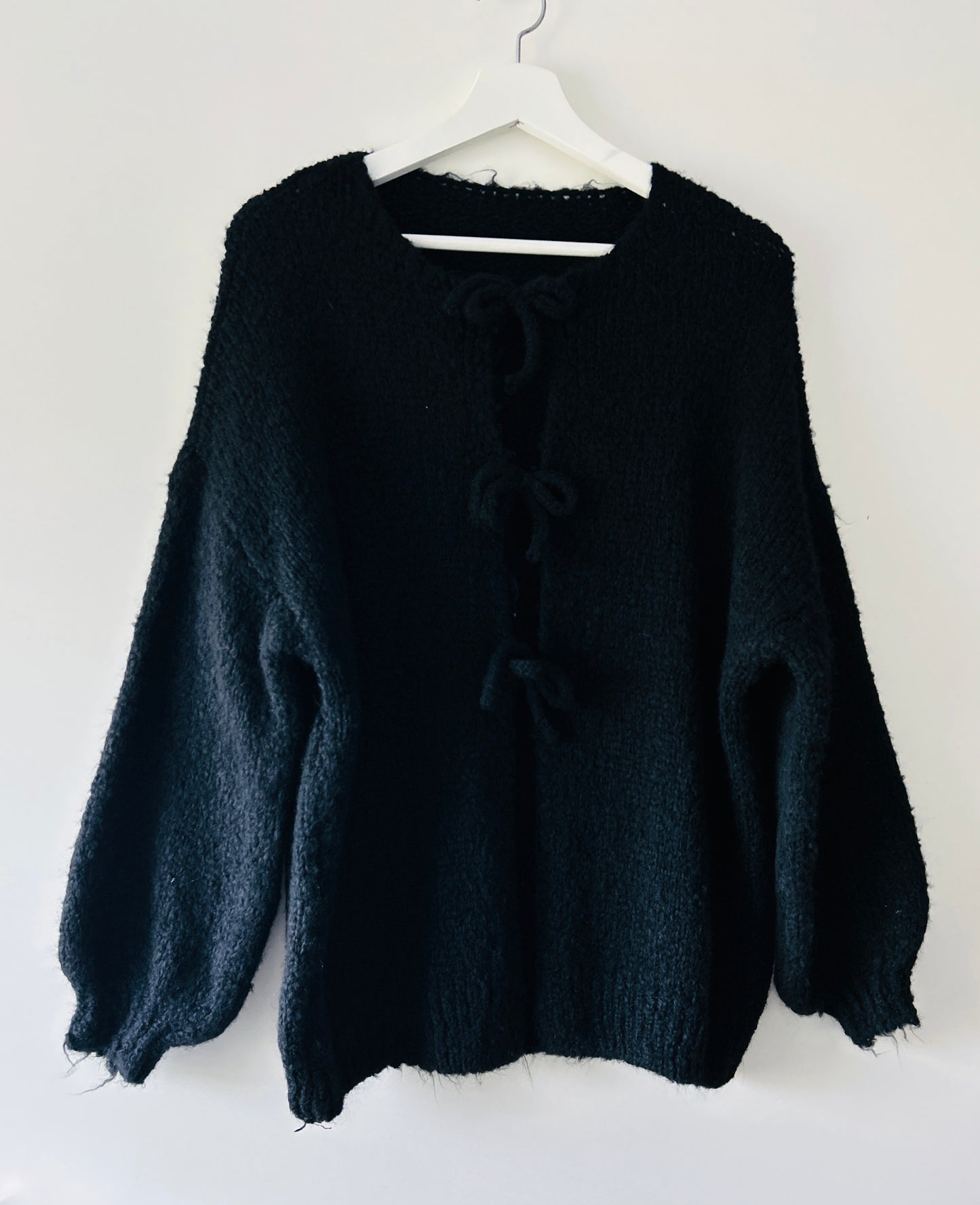 Knitted Vest - Elsa black