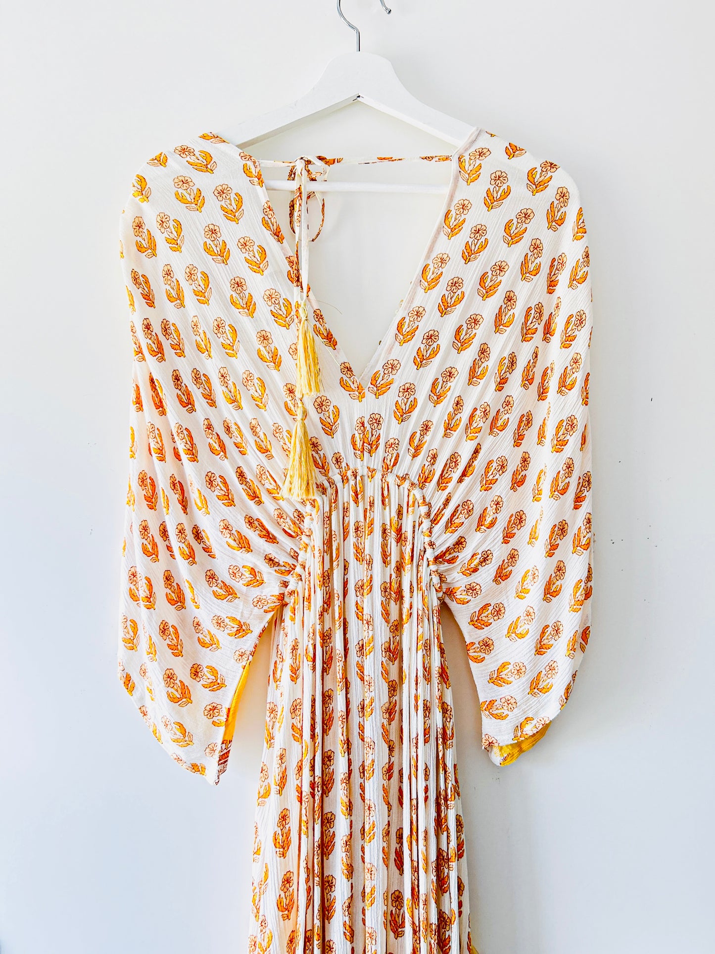 Jurk - Bohemian beach oranje