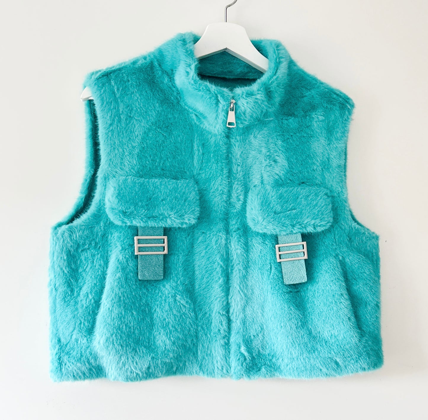 Bodywarmer - Fluffy May turqouise